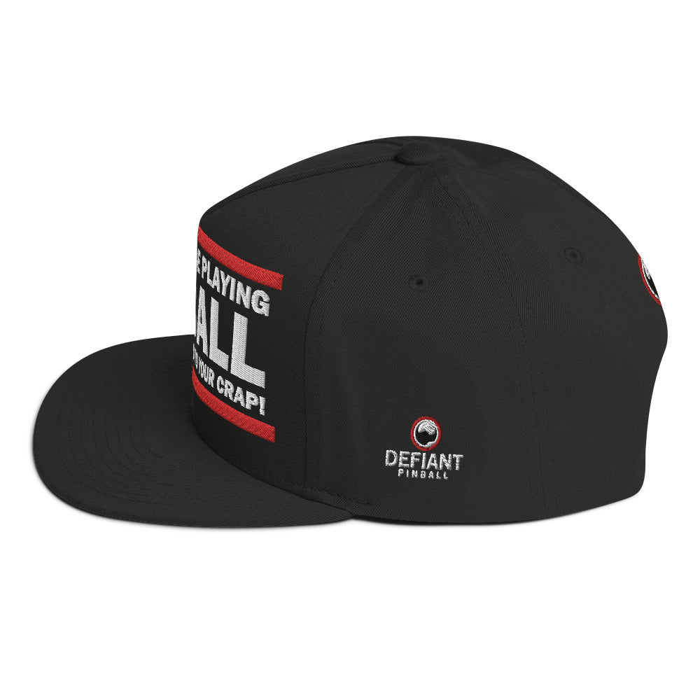 I'D RATHER BE PLAYING - Flat Bill Cap
