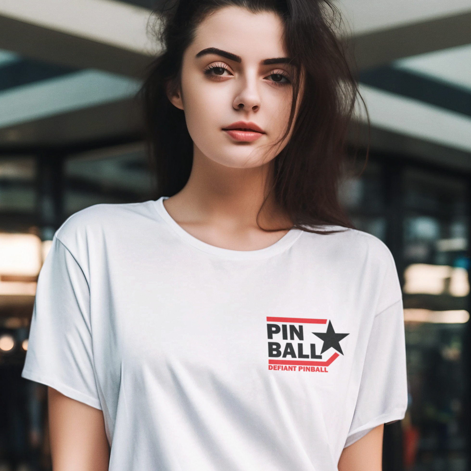 PINBALL Star - Front & Back Print Unisex Jersey Short Sleeve Tee
