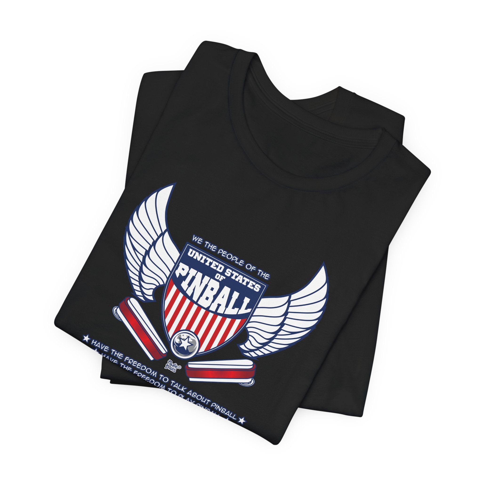 United States of Pinball ( We the People Version) - Unisex Jersey Short Sleeve Tee