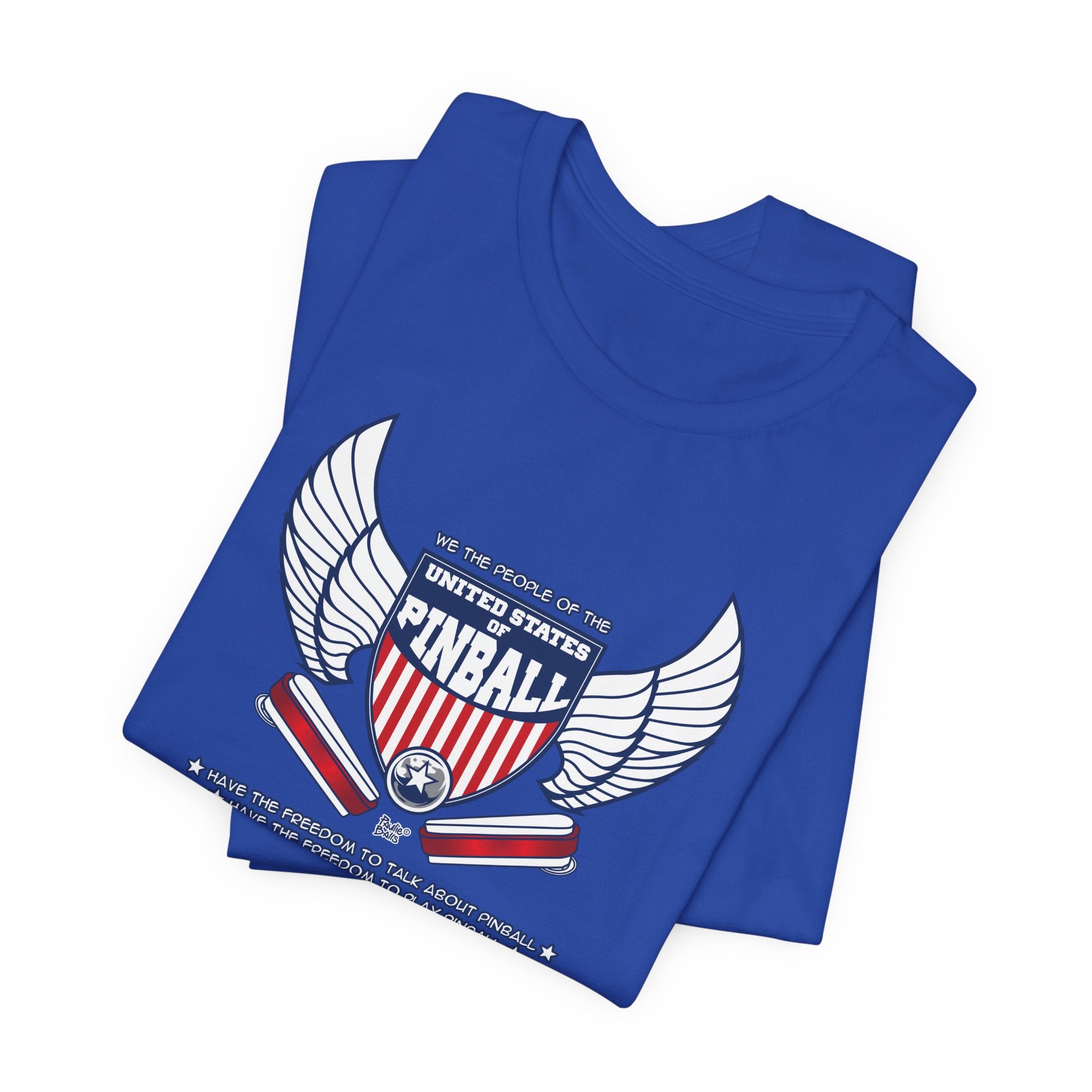 United States of Pinball ( We the People Version) - Unisex Jersey Short Sleeve Tee