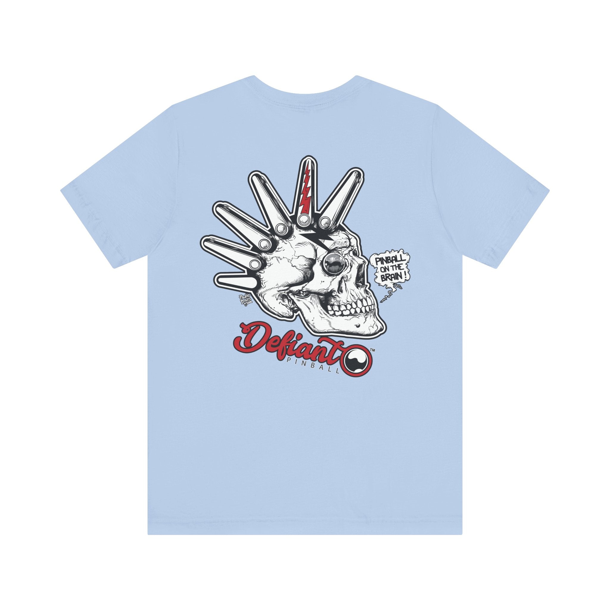 Flipper Head  - Front & Back Print Unisex Jersey Short Sleeve Tee