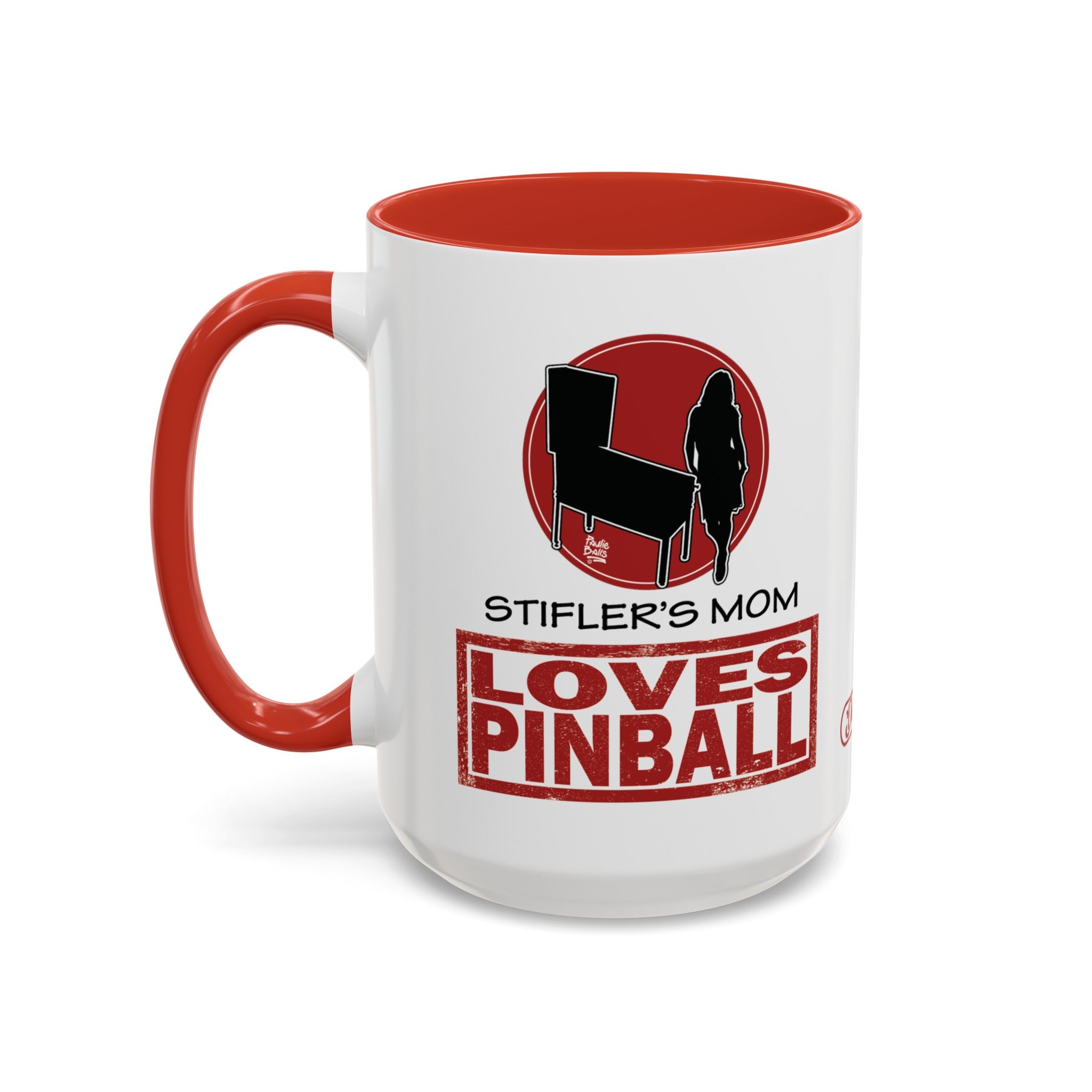 Stifler's Mom LOVES PINBALL - Accent Coffee Mug (11, 15oz)