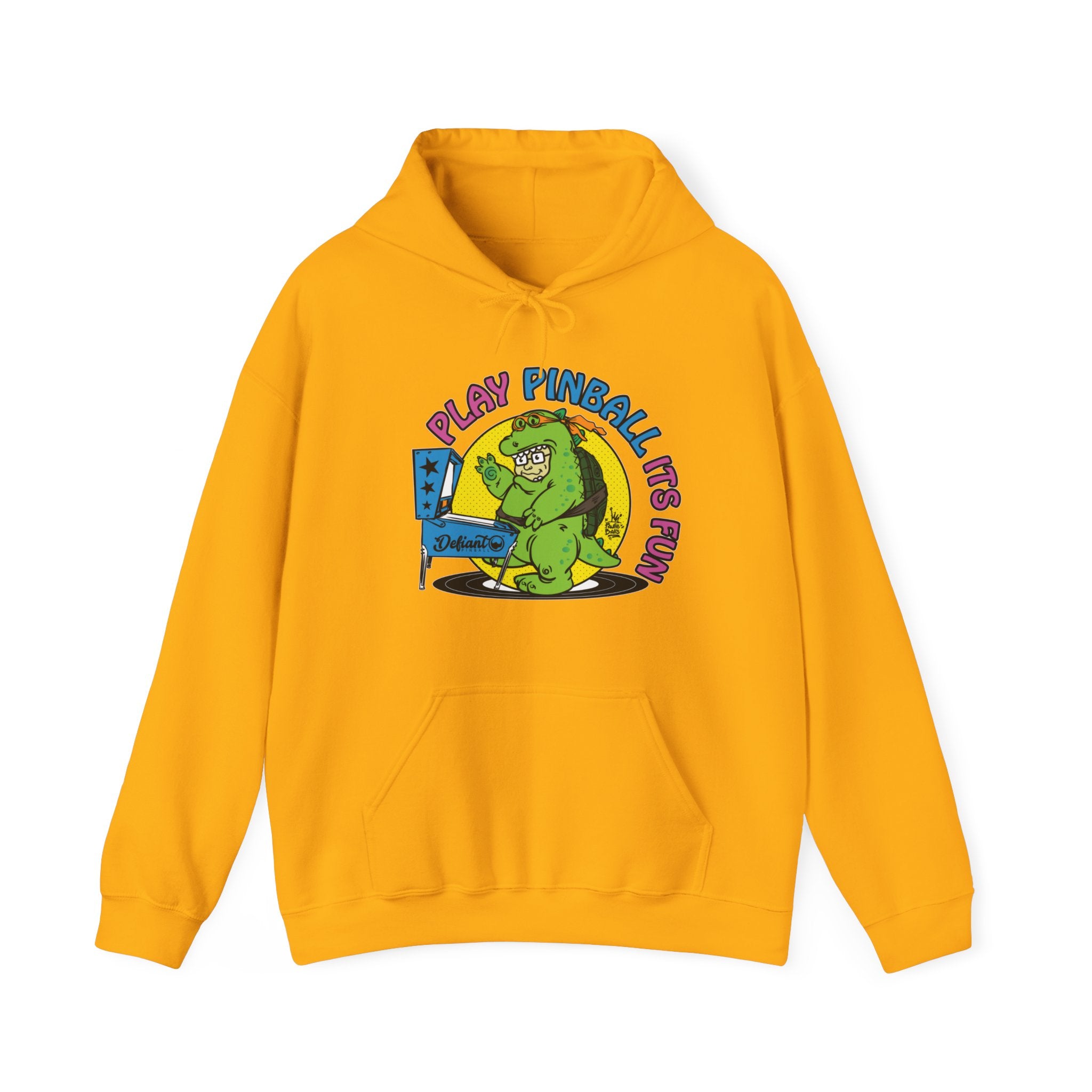 PLAY PINBALL ITS FUN -  Unisex Heavy Blend™ Hooded Sweatshirt