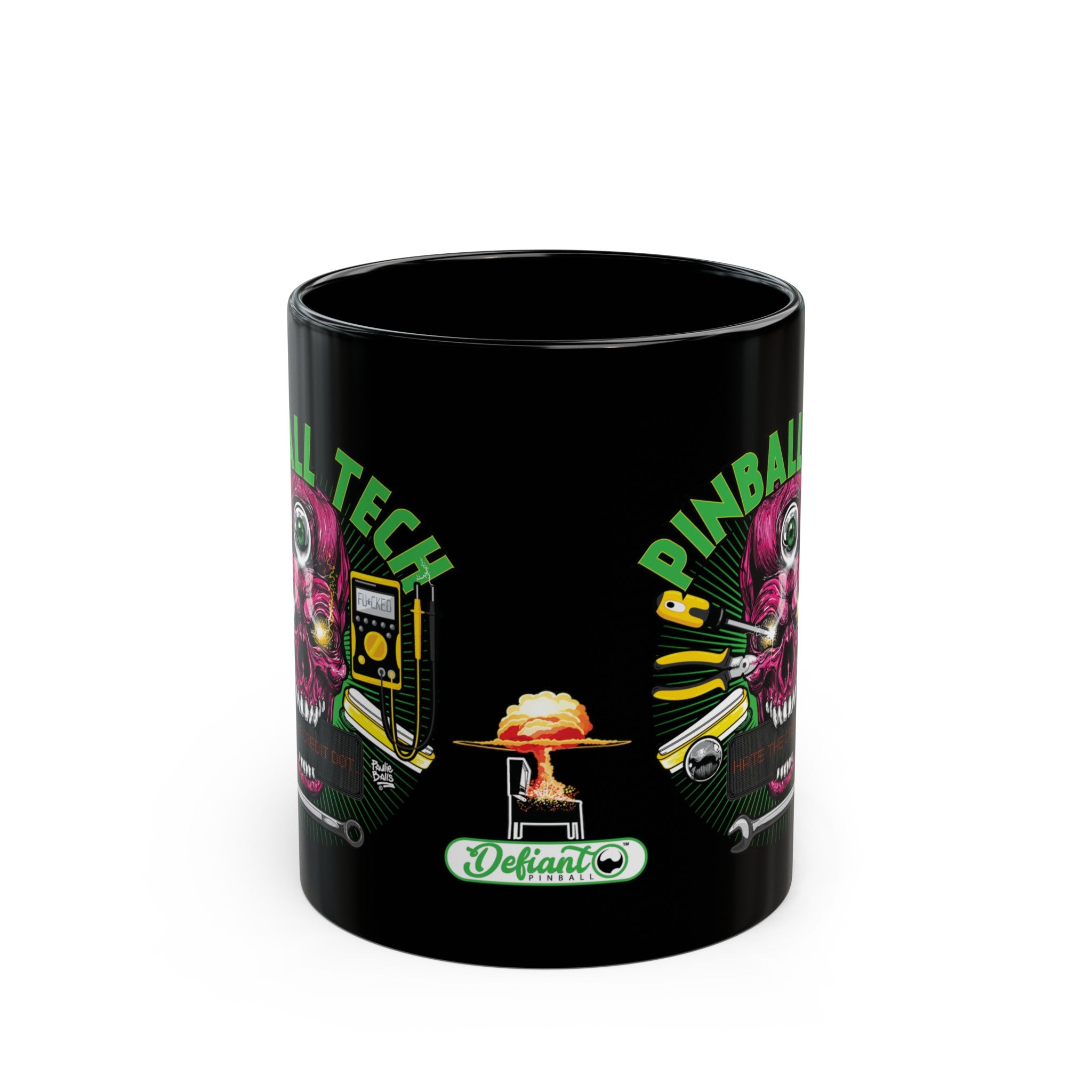 PINBALL TECH - Black Mug (11oz, 15oz)
