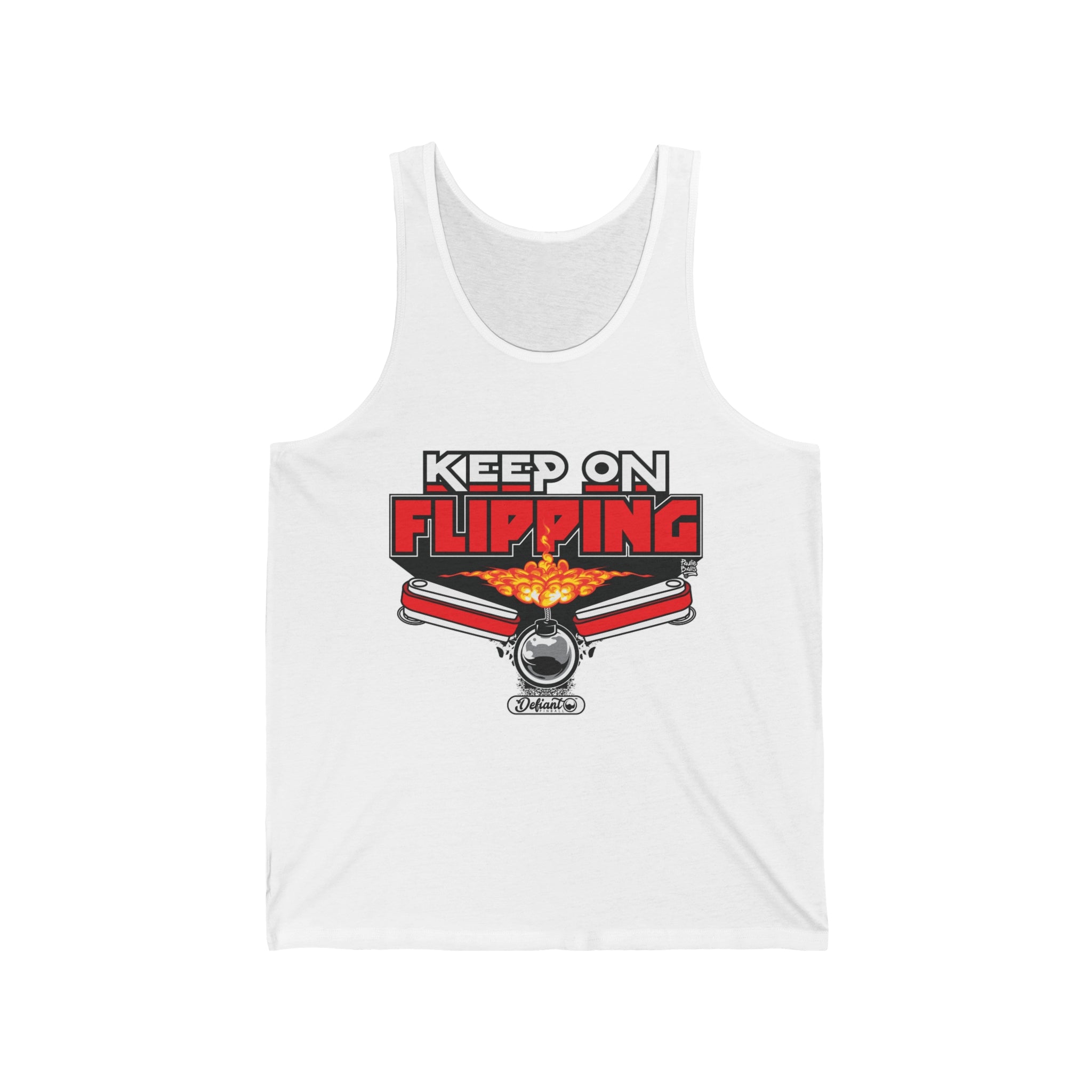 Keep on Flipping - Unisex Jersey Tank