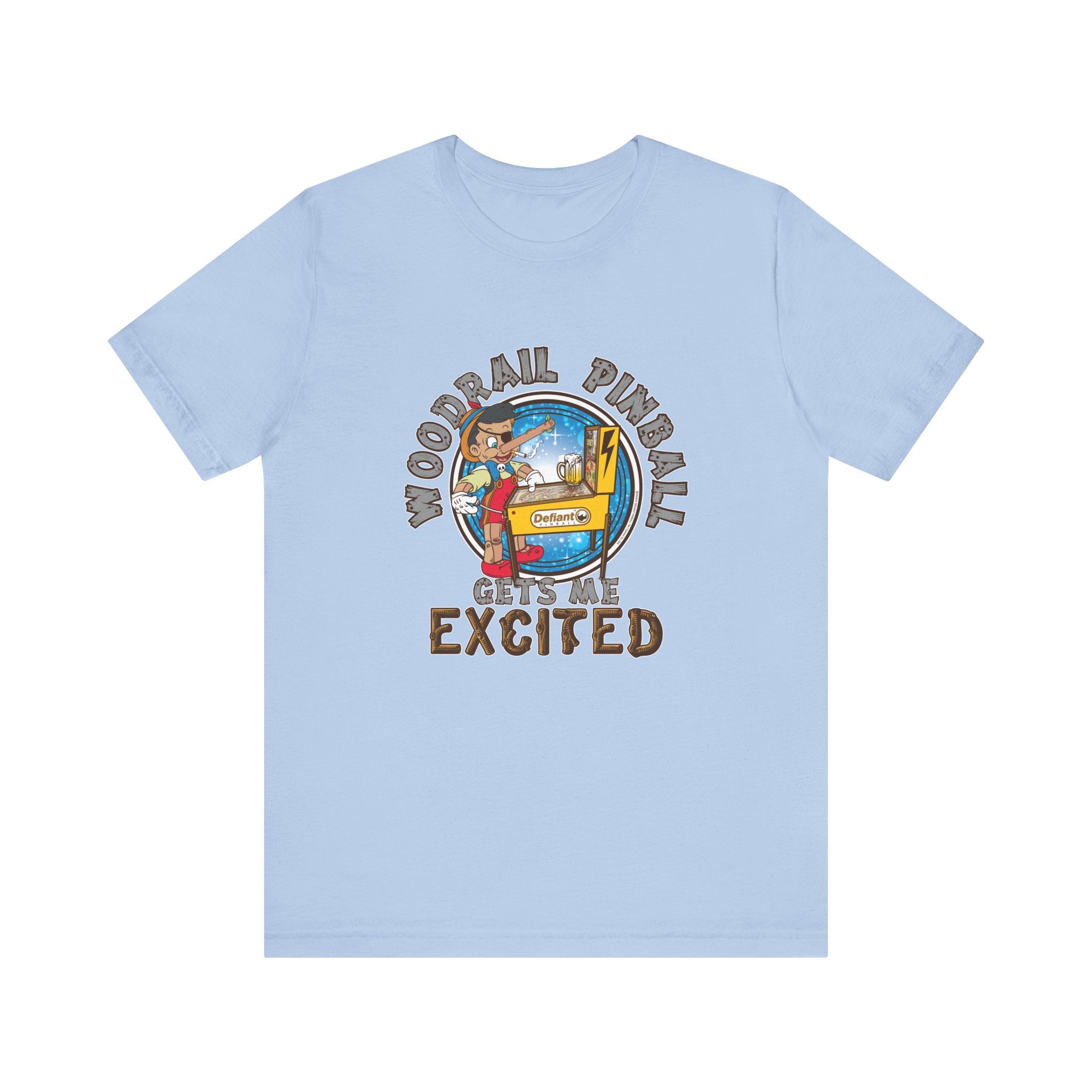 I love wood rails - Unisex Jersey Short Sleeve Tee