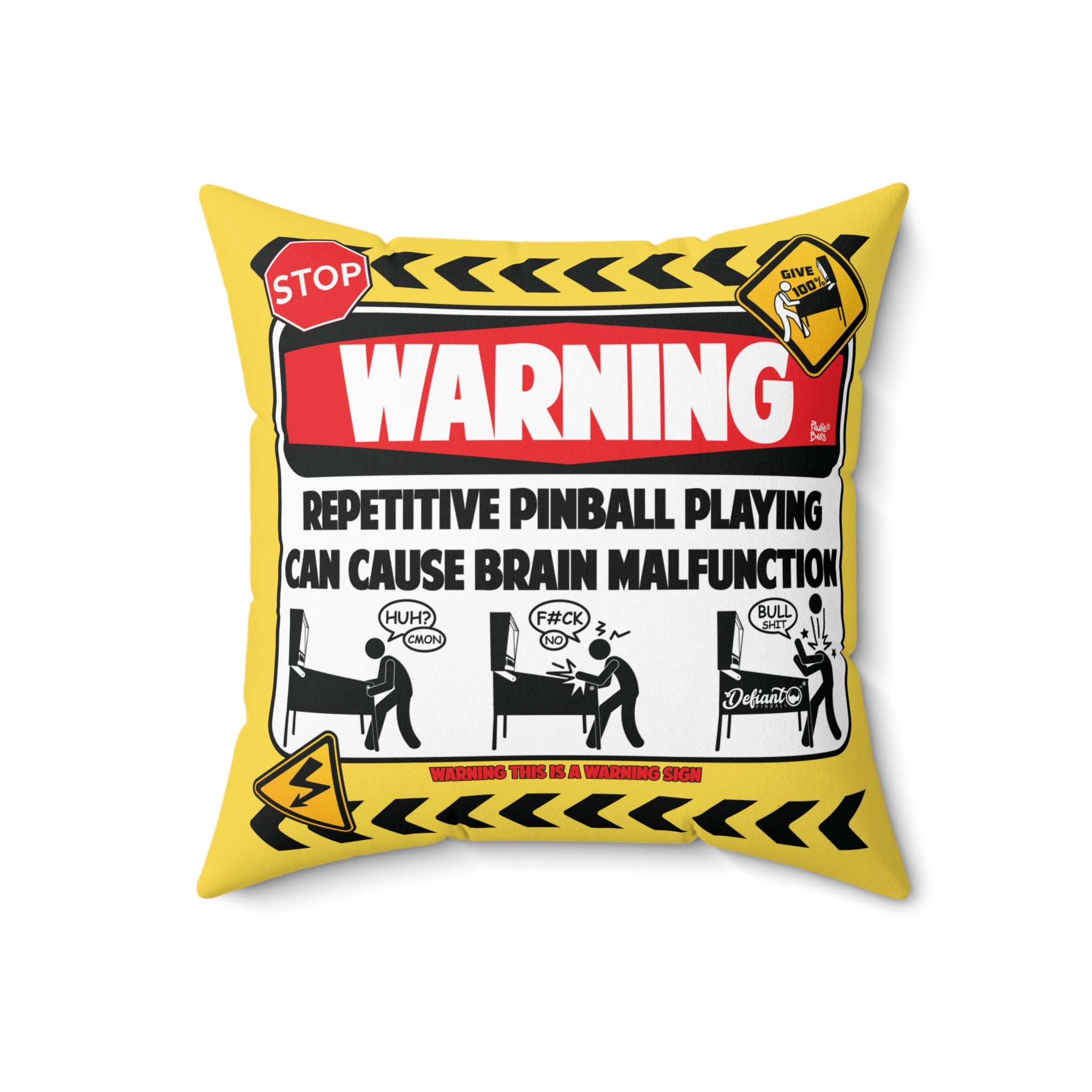 Brain MALFUNCTION - Spun Polyester Square Pillow