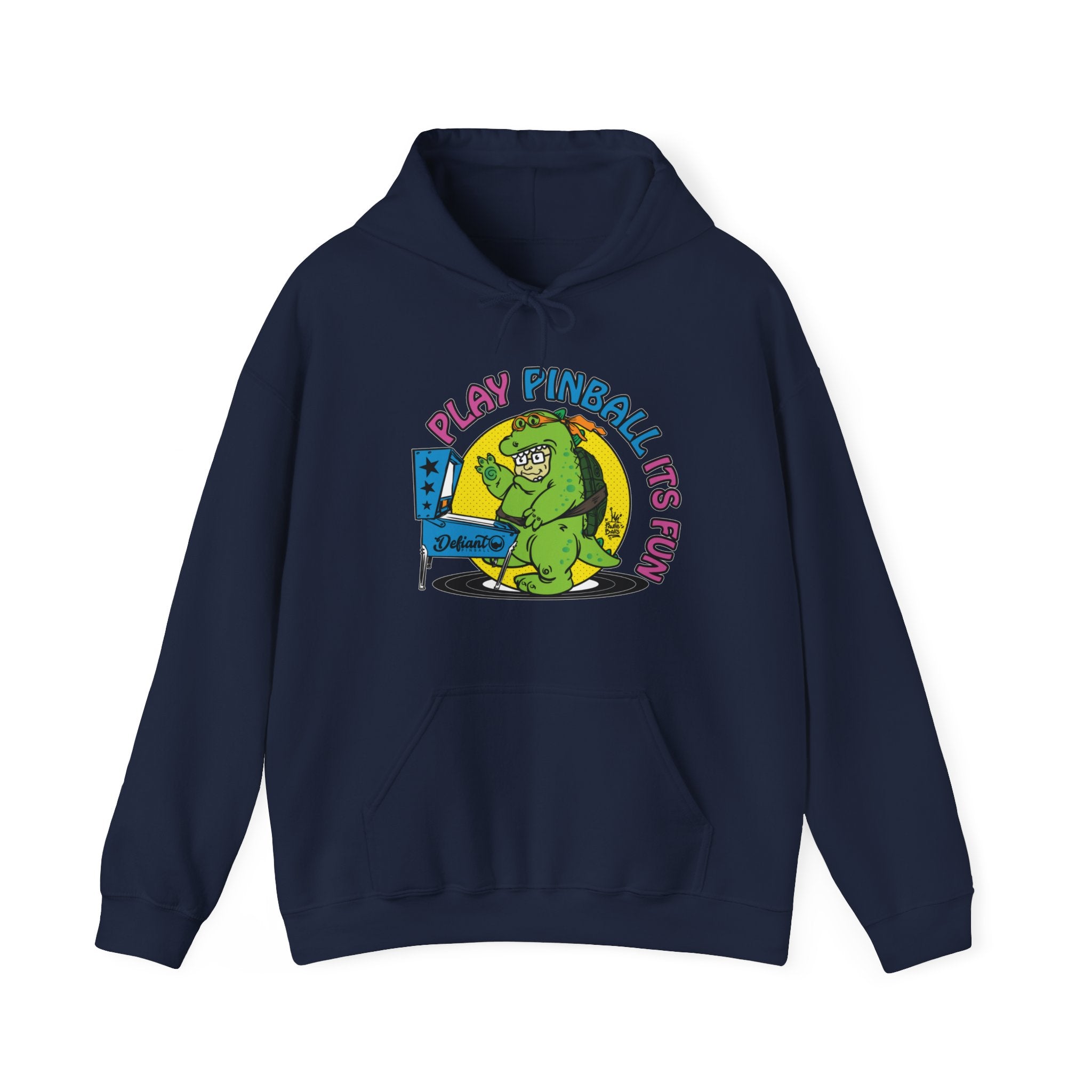 PLAY PINBALL ITS FUN -  Unisex Heavy Blend™ Hooded Sweatshirt