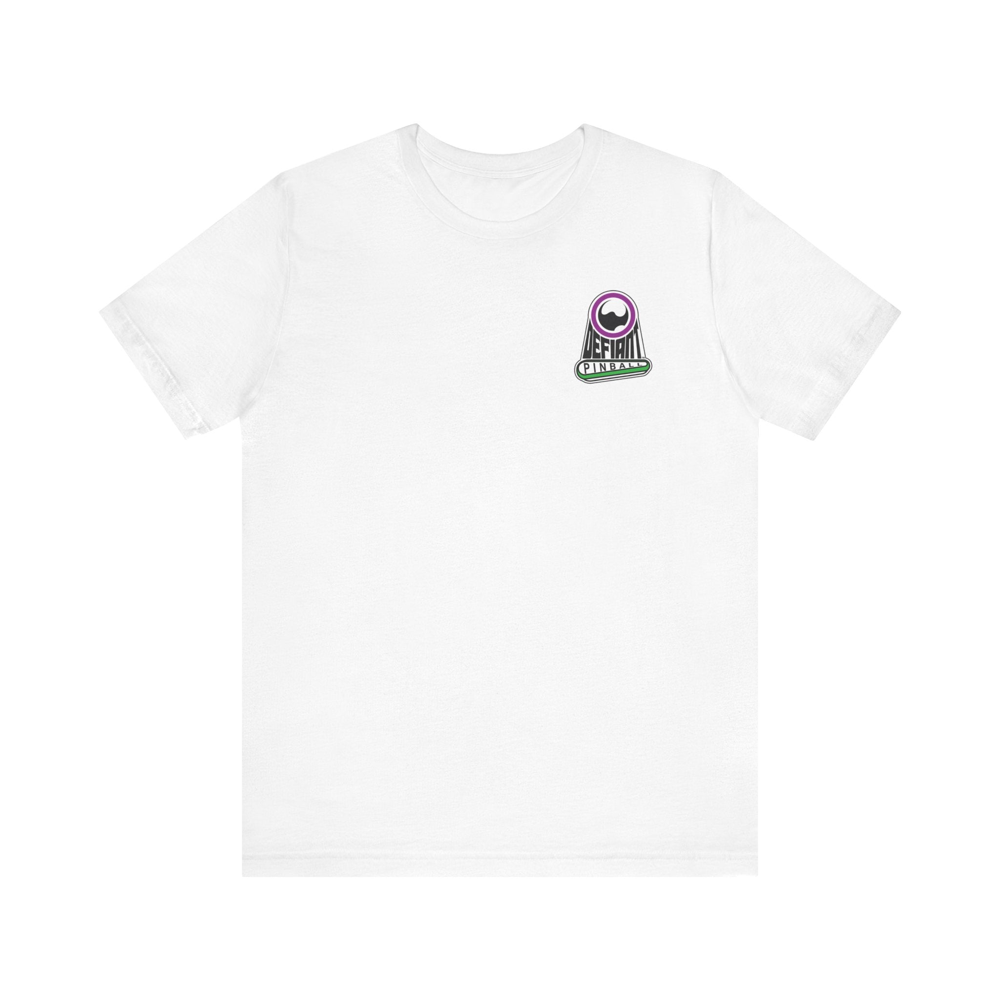 PIN - BASHER - Front & Back Print  Unisex Jersey Short Sleeve Tee
