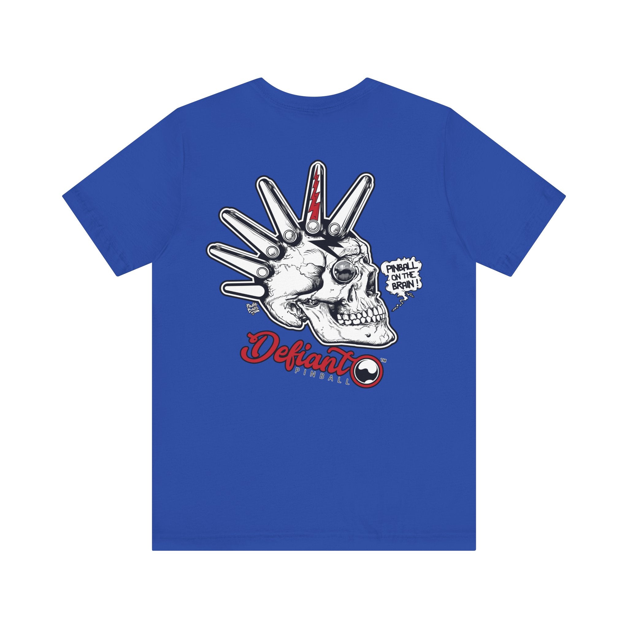Flipper Head  - Front & Back Print Unisex Jersey Short Sleeve Tee