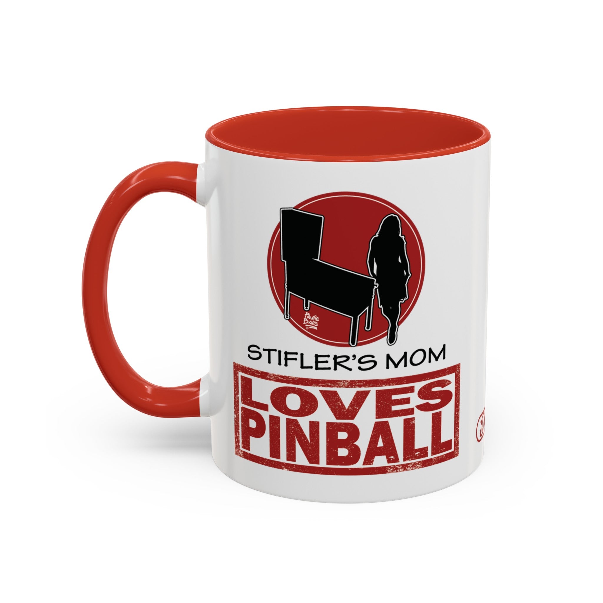 Stifler's Mom LOVES PINBALL - Accent Coffee Mug (11, 15oz)
