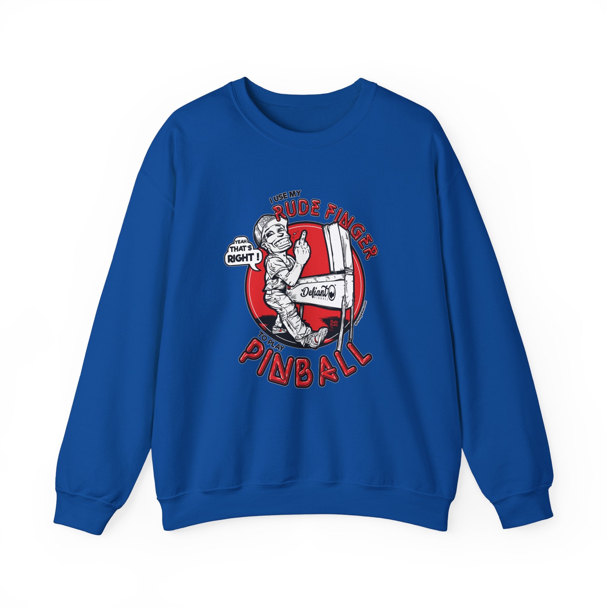 RUDE FINGER - Unisex Heavy Blend™ Crewneck Sweatshirt Jumper