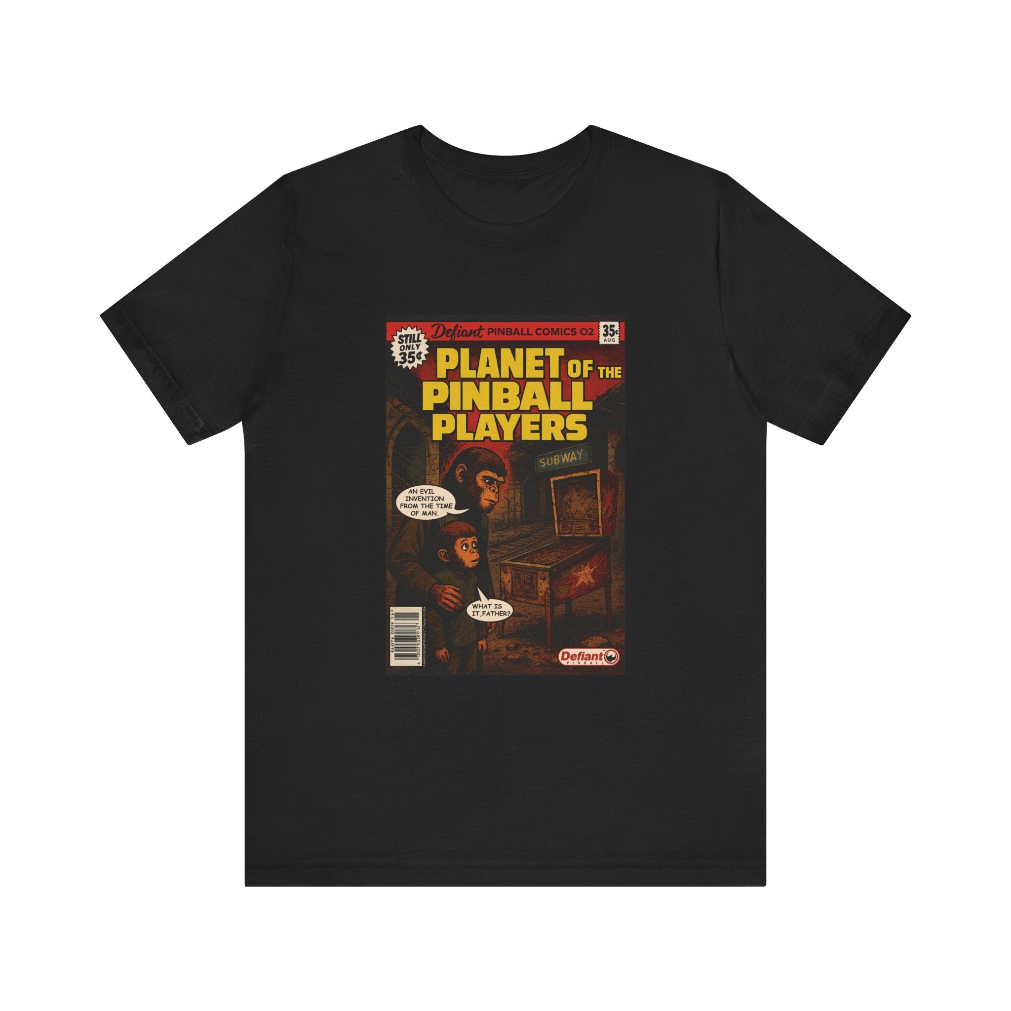PLANET OF THE PINBALL PLAYERS - Unisex Jersey Short Sleeve Tee
