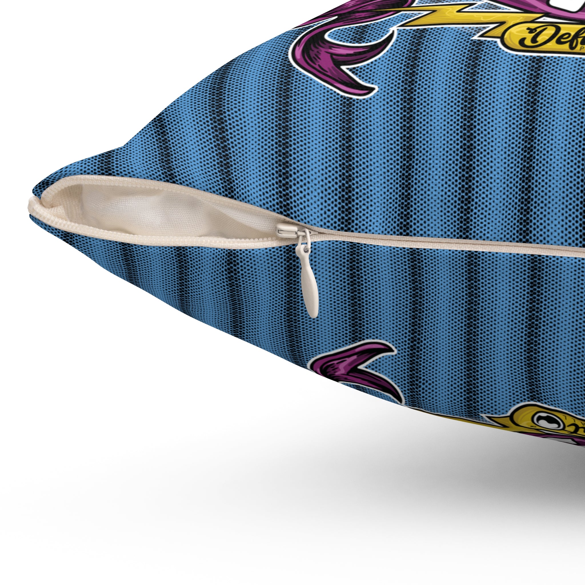 PINBALL JUST PLAY IT (Tongue Version) -  Spun Polyester Square Pillow
