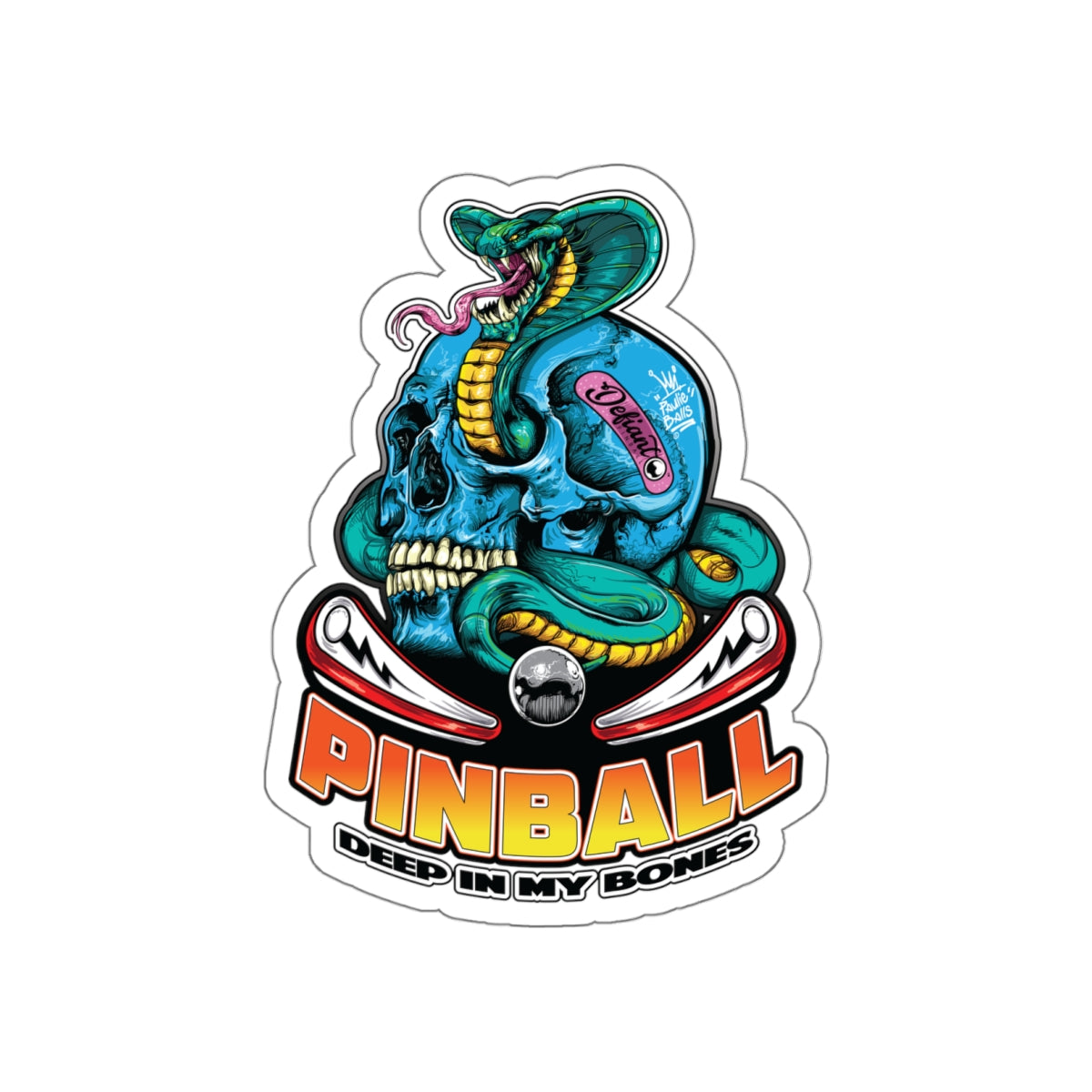 DEEP BONES - Die-Cut Stickers