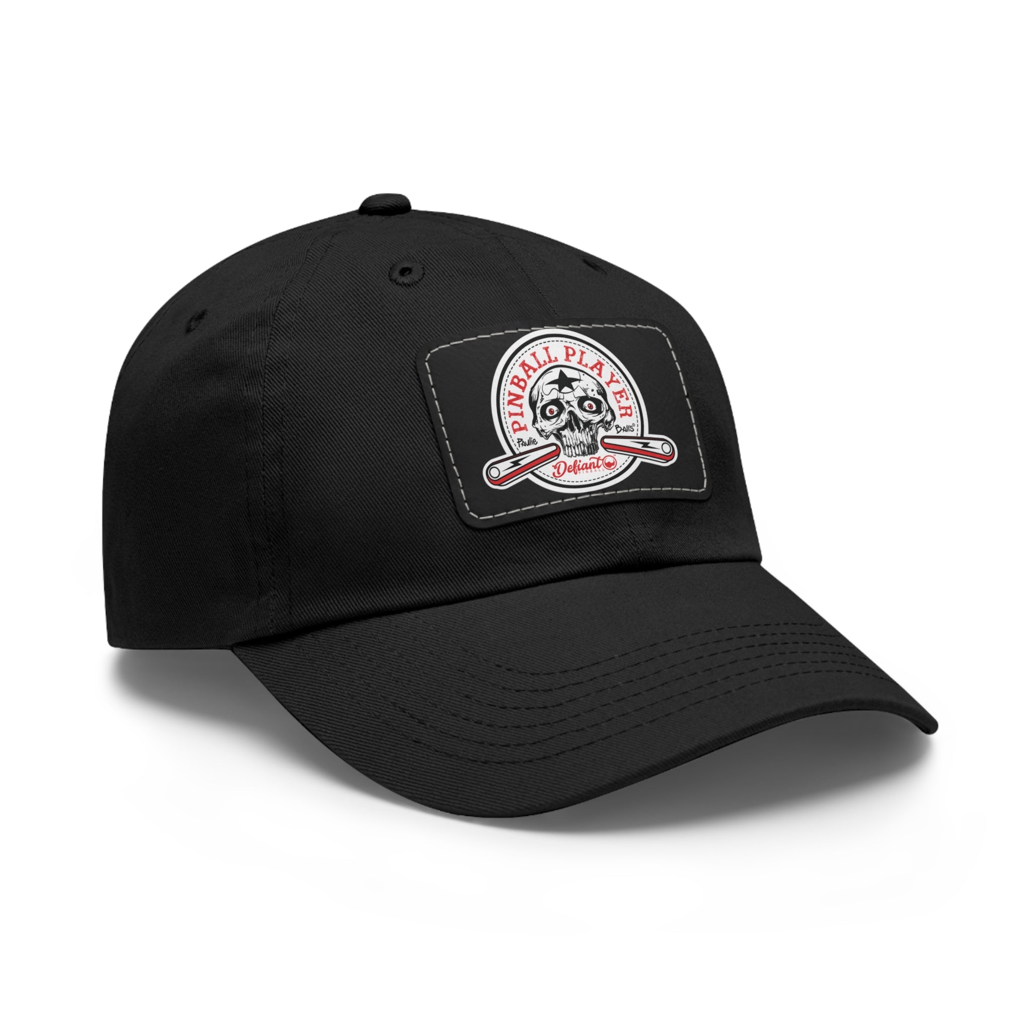SNEAKY PLAYER - Dad Hat with Leather Patch (Rectangle)