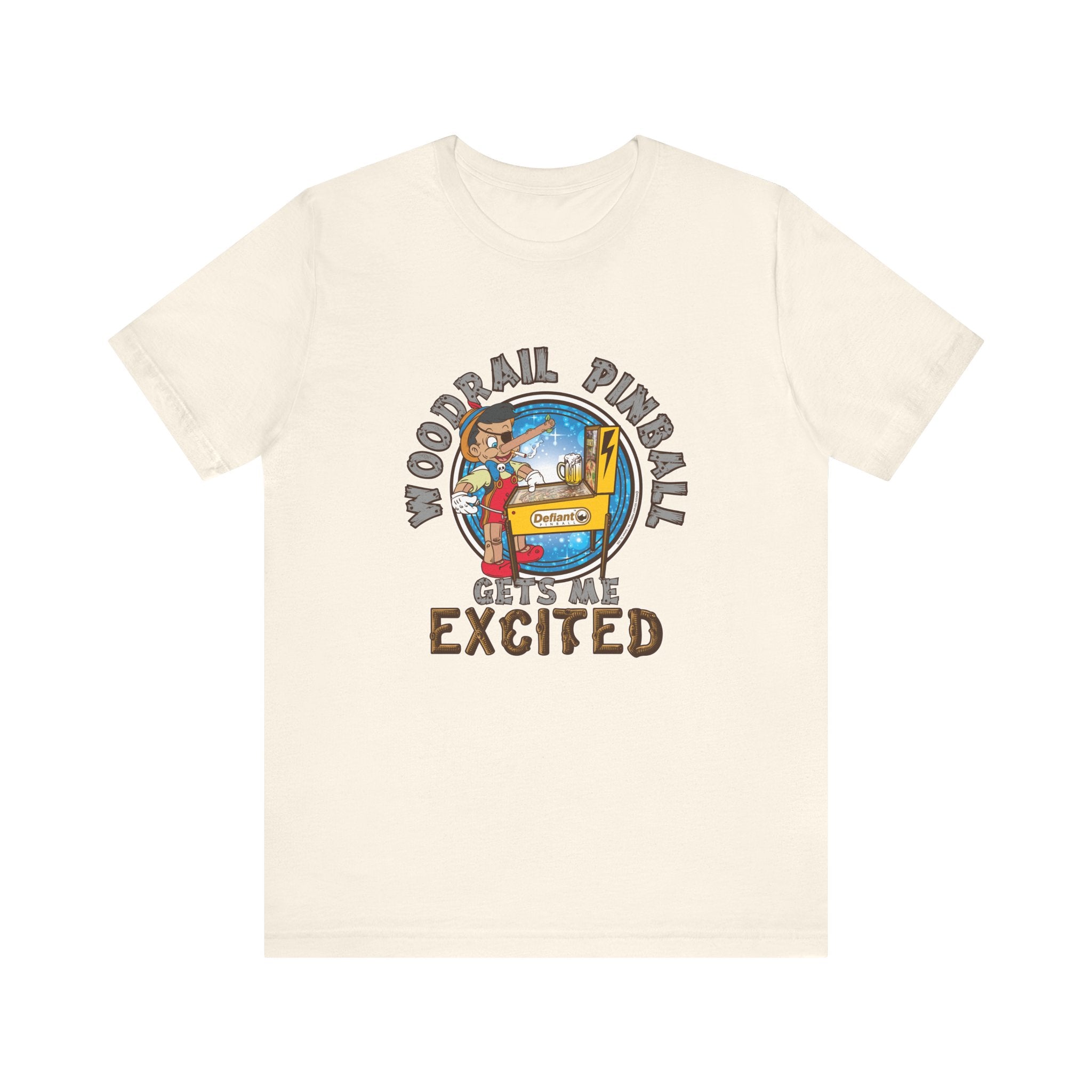 I love wood rails - Unisex Jersey Short Sleeve Tee