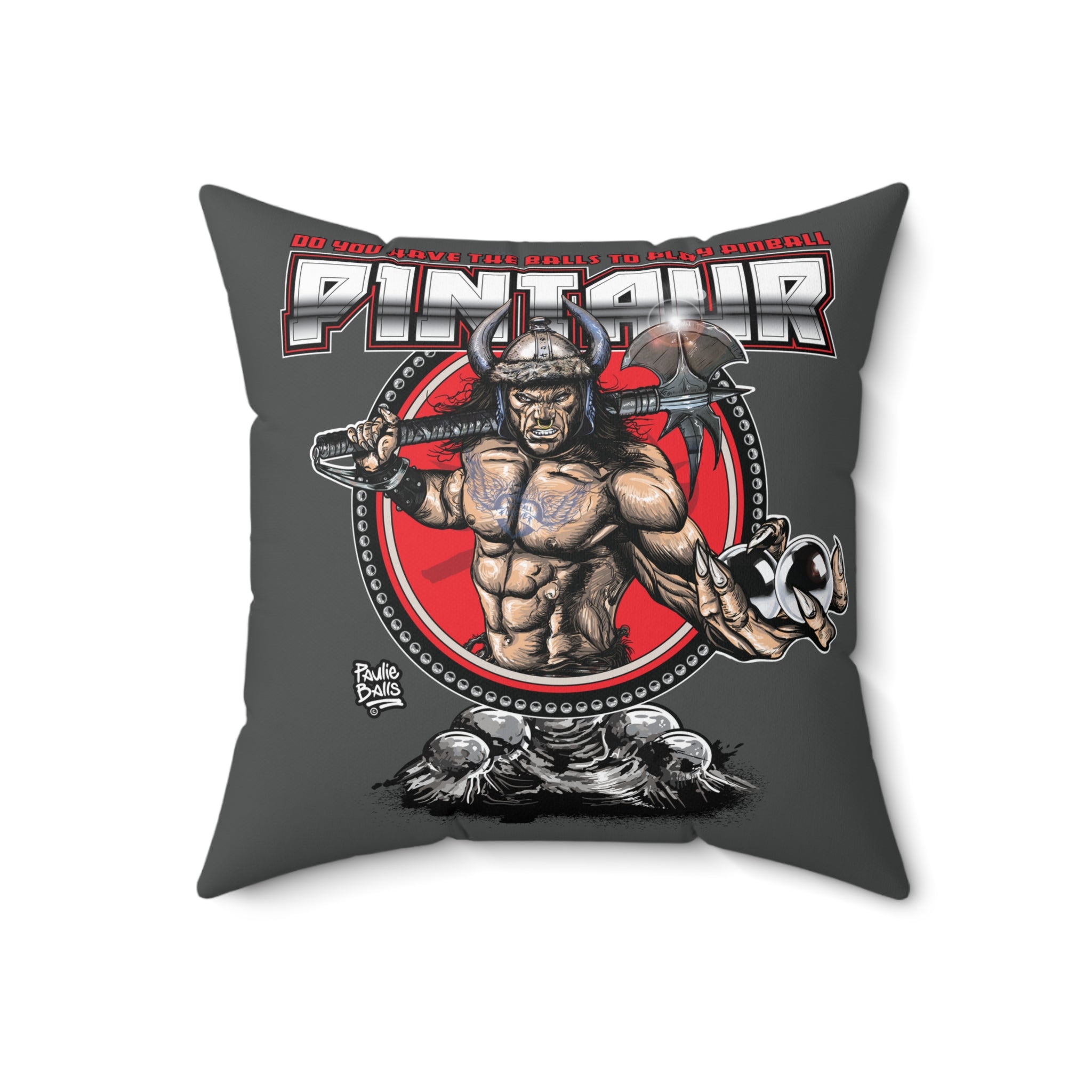 PINTAUR - Spun Polyester Square Pillow