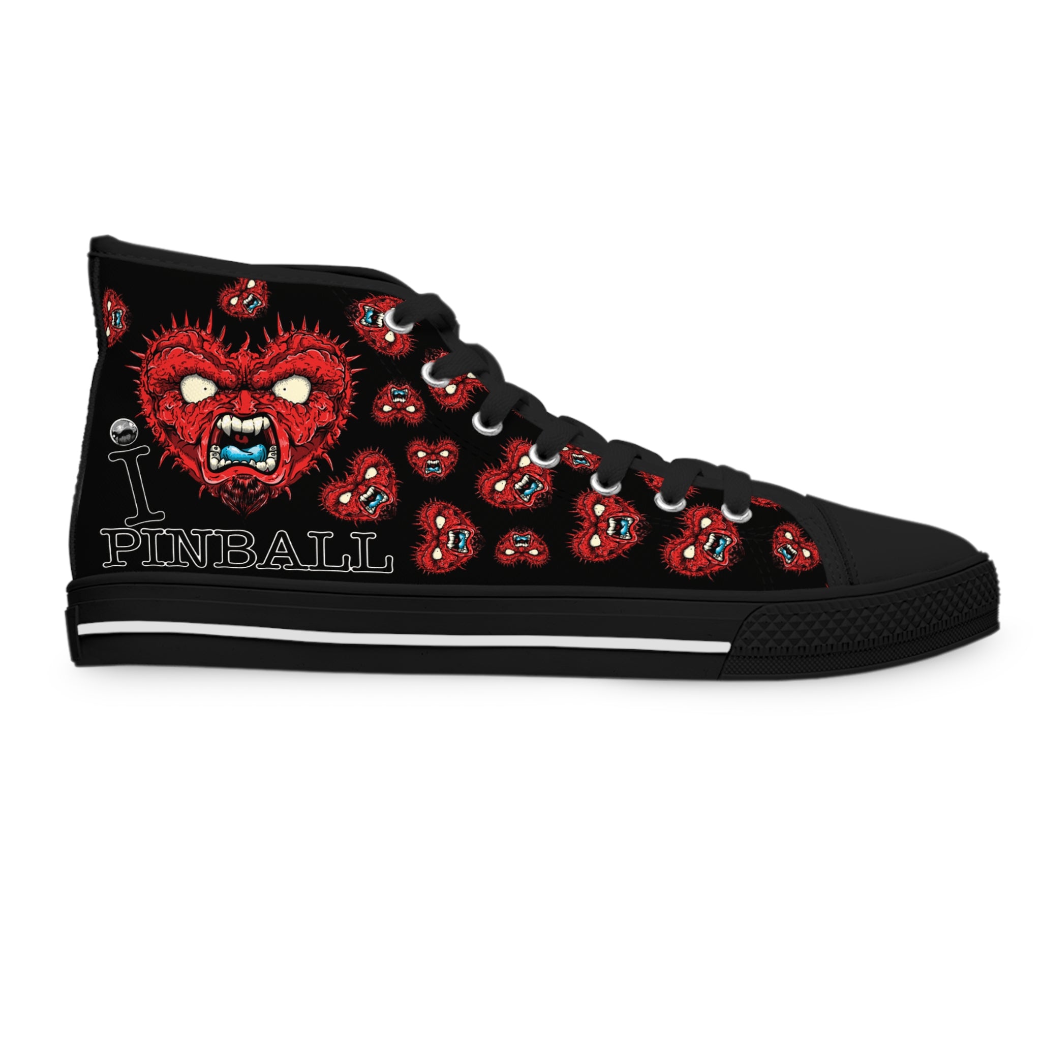 I LOVE PINBALL - Women's High Top Sneakers