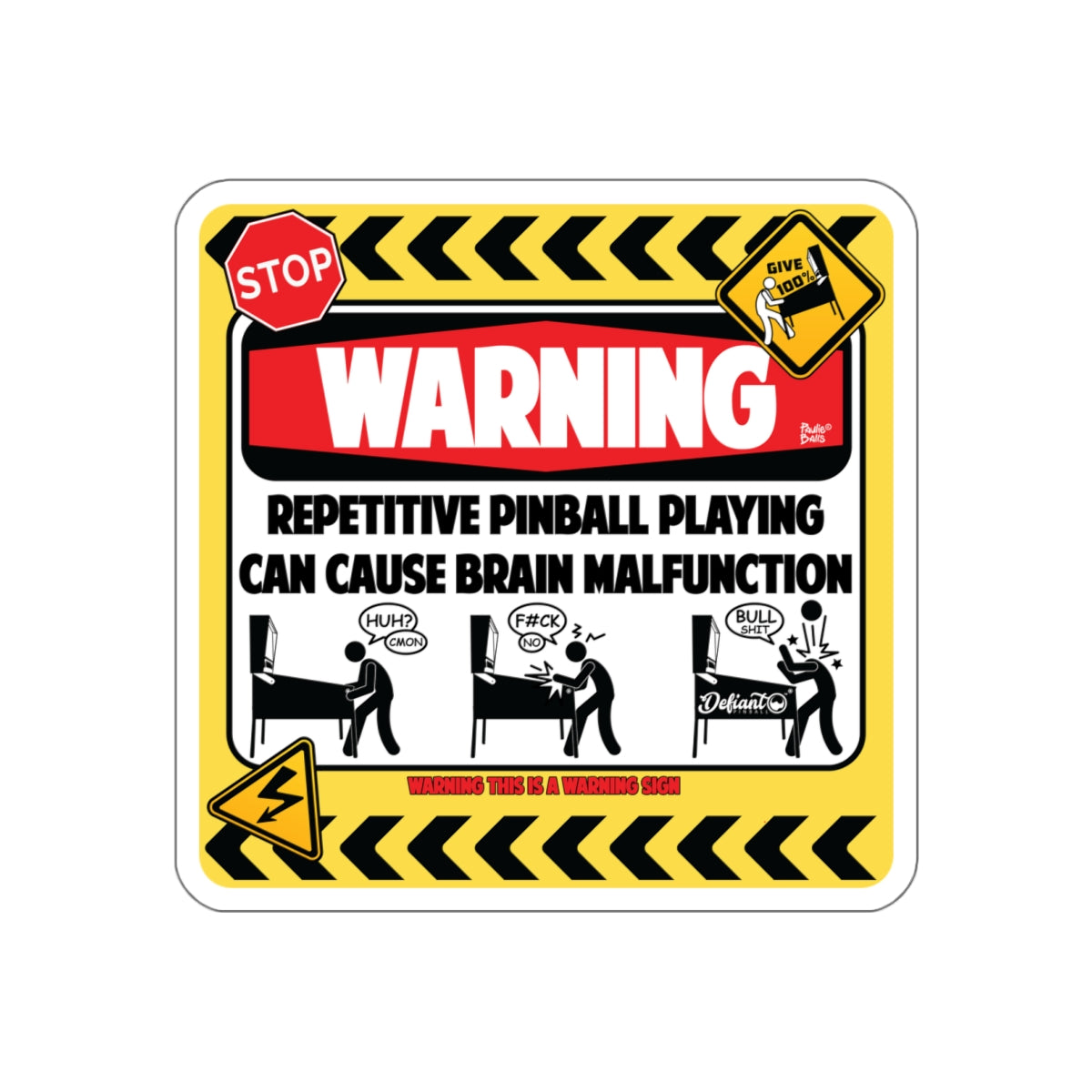 Brain MALFUNCTION - Die-Cut Stickers
