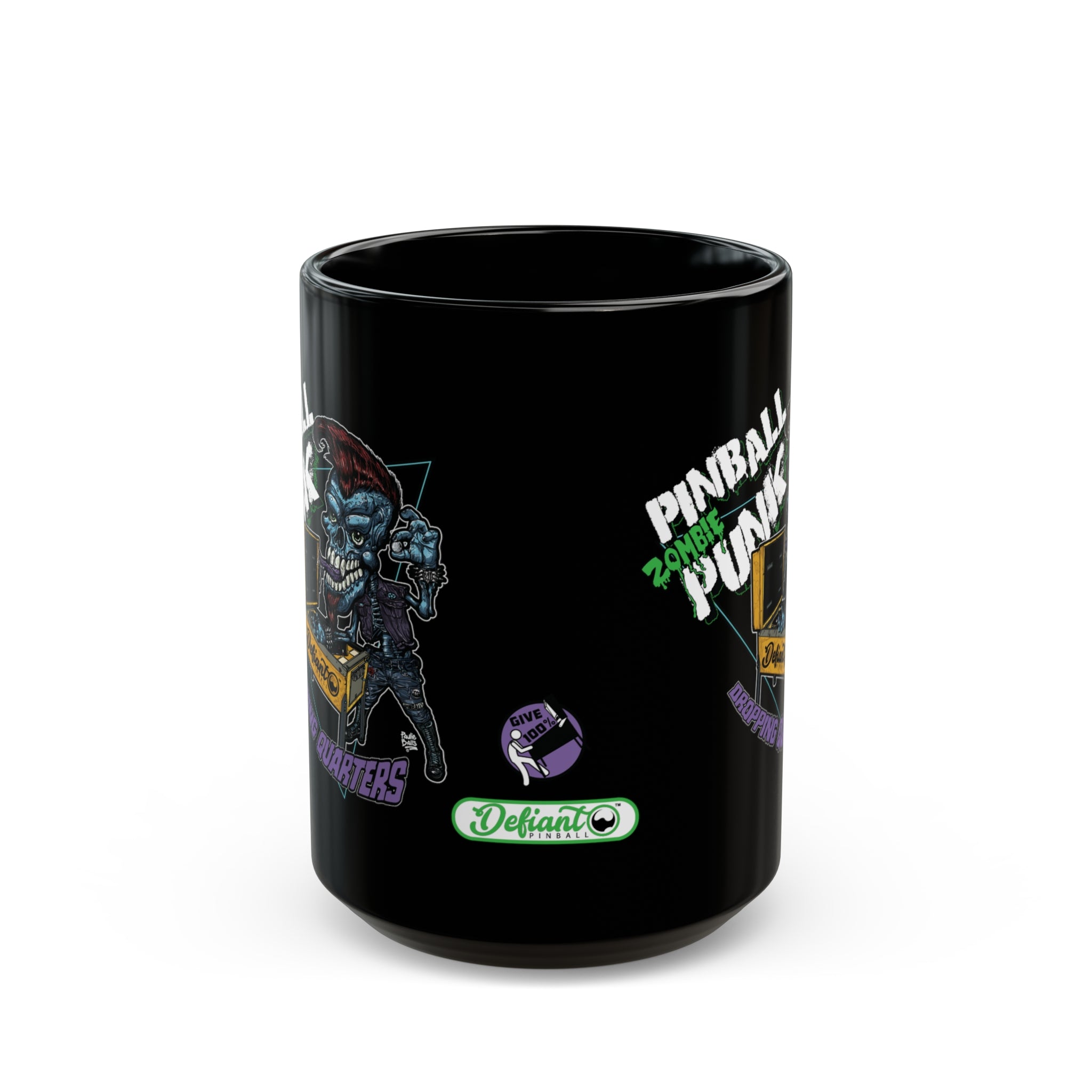 PINBALL Zombie PUNK  -  Black Mug (11oz, 15oz)