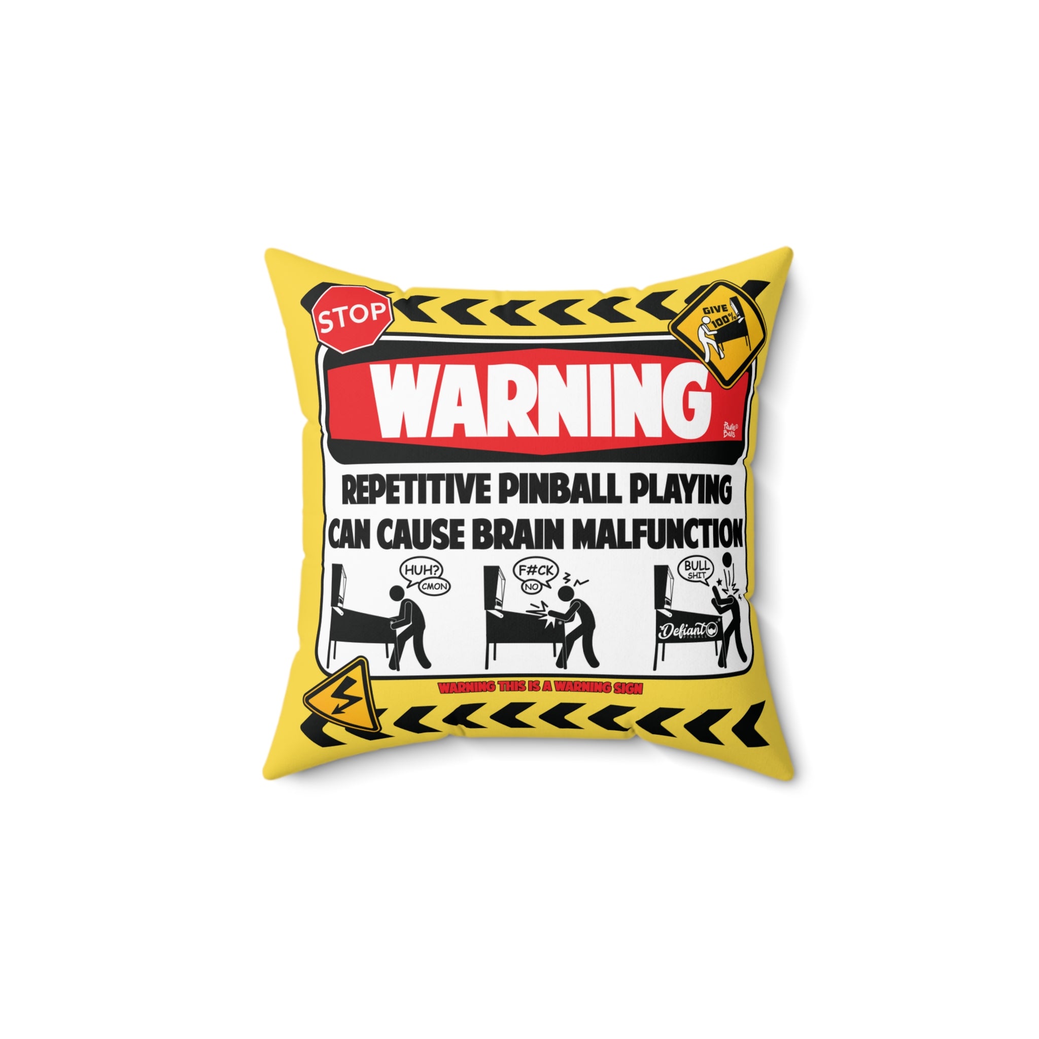 Brain MALFUNCTION - Spun Polyester Square Pillow