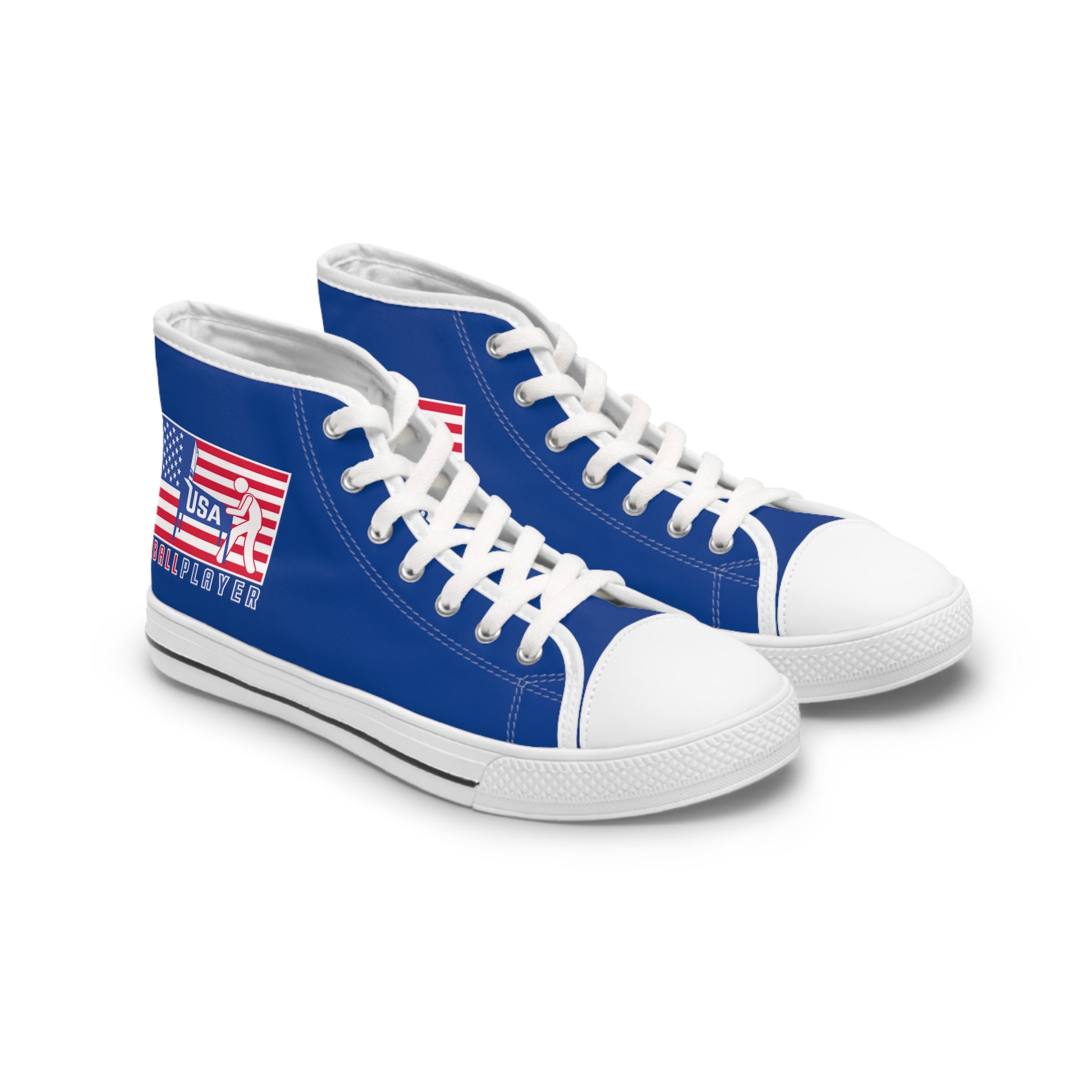 USA PINBALL PLAYER - Women's High Top Sneakers