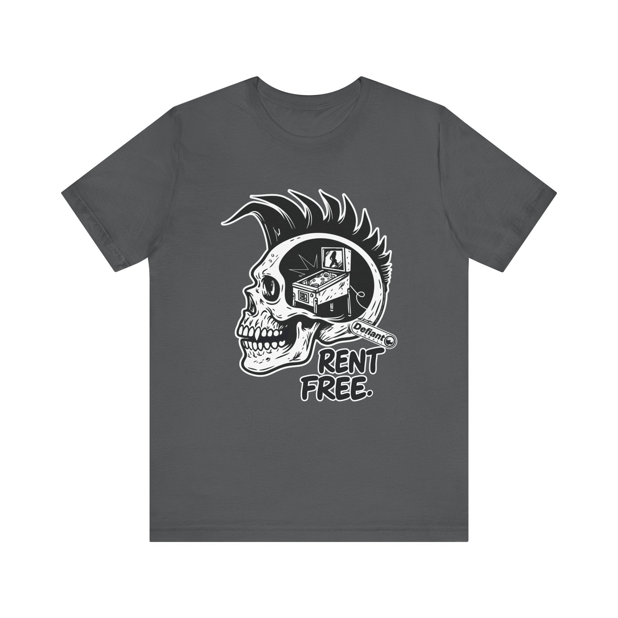 PINBALL: RENT FREE - Unisex Jersey Short Sleeve Tee