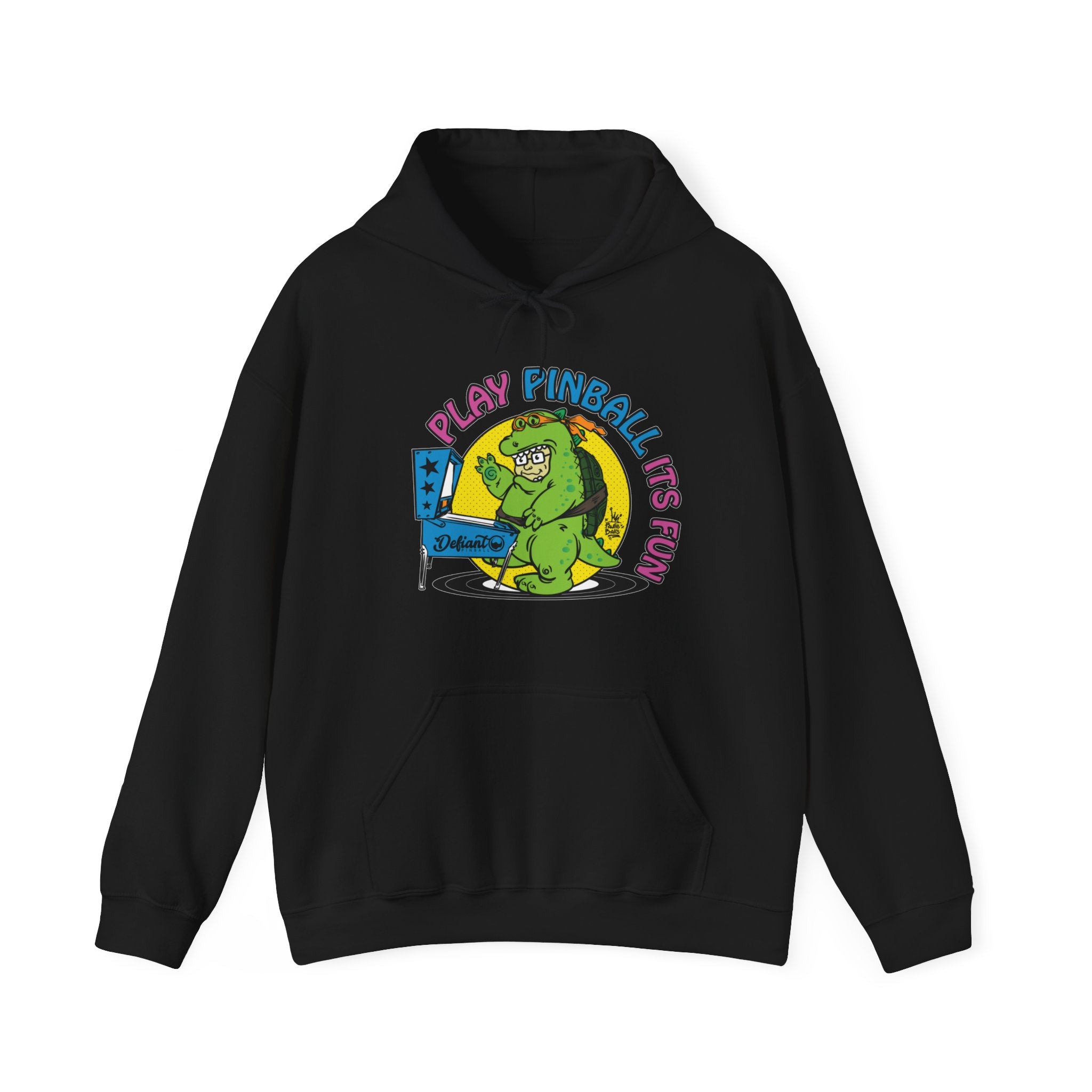 PLAY PINBALL ITS FUN -  Unisex Heavy Blend™ Hooded Sweatshirt
