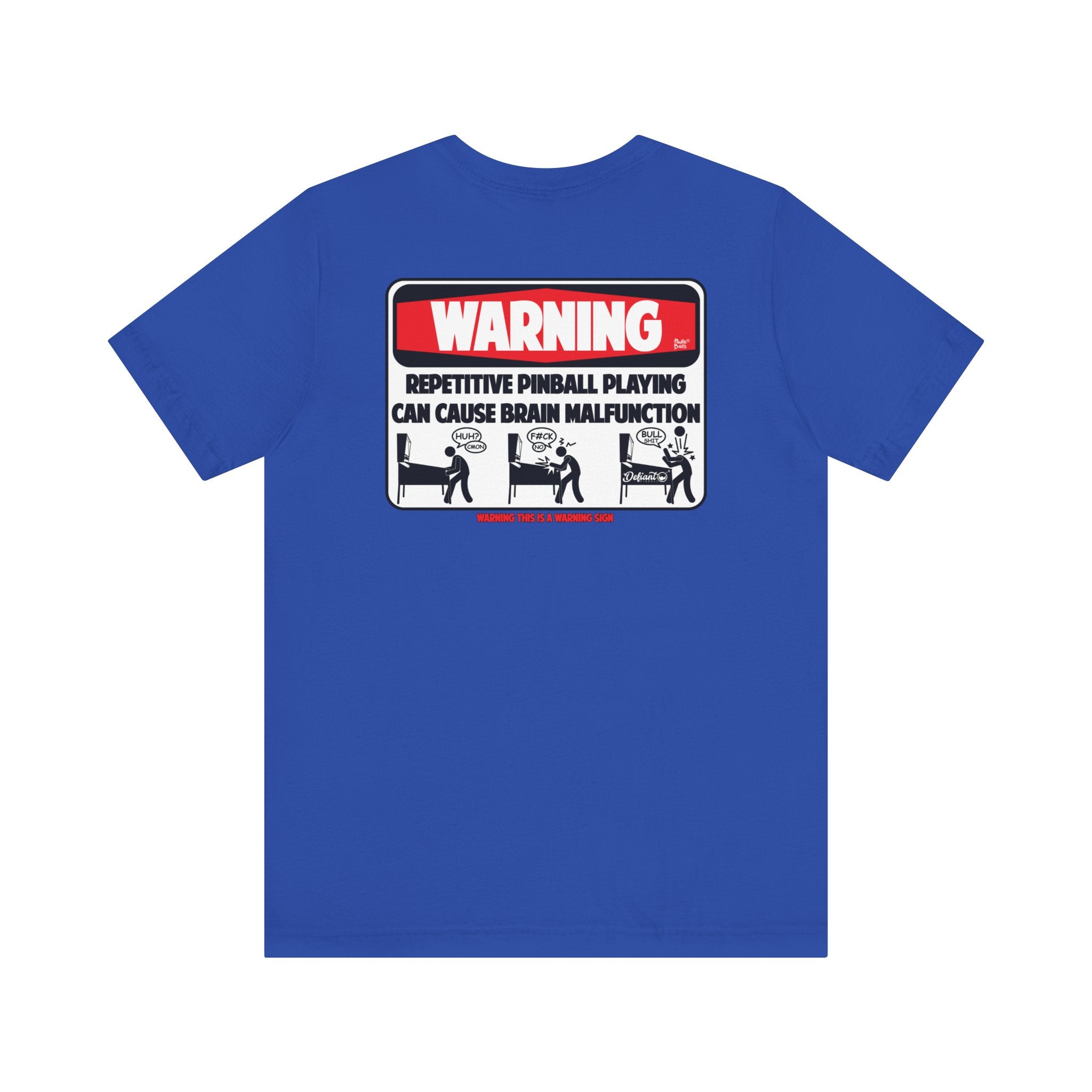 Brain MALFUNCTION - Front & Back Print Unisex Jersey Short Sleeve Tee