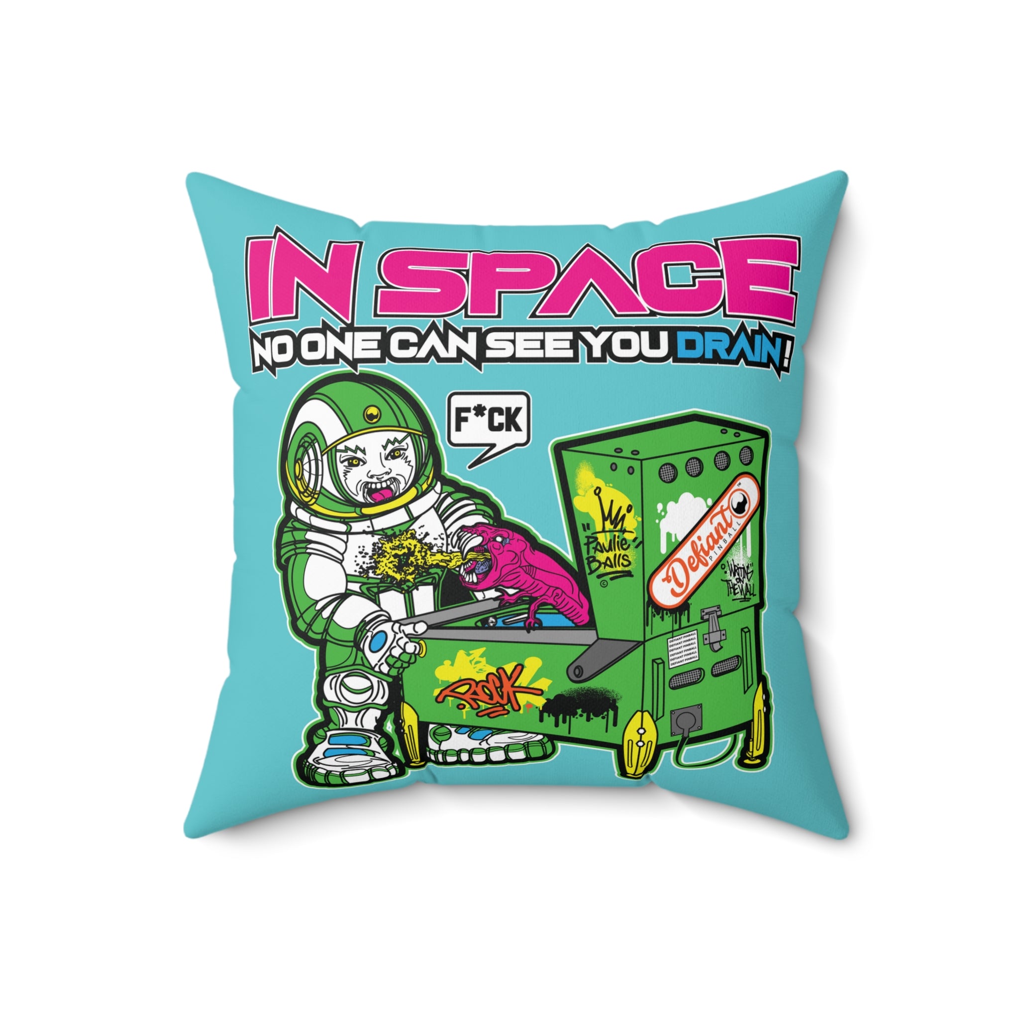 IN SPACE - Spun Polyester Square Pillow