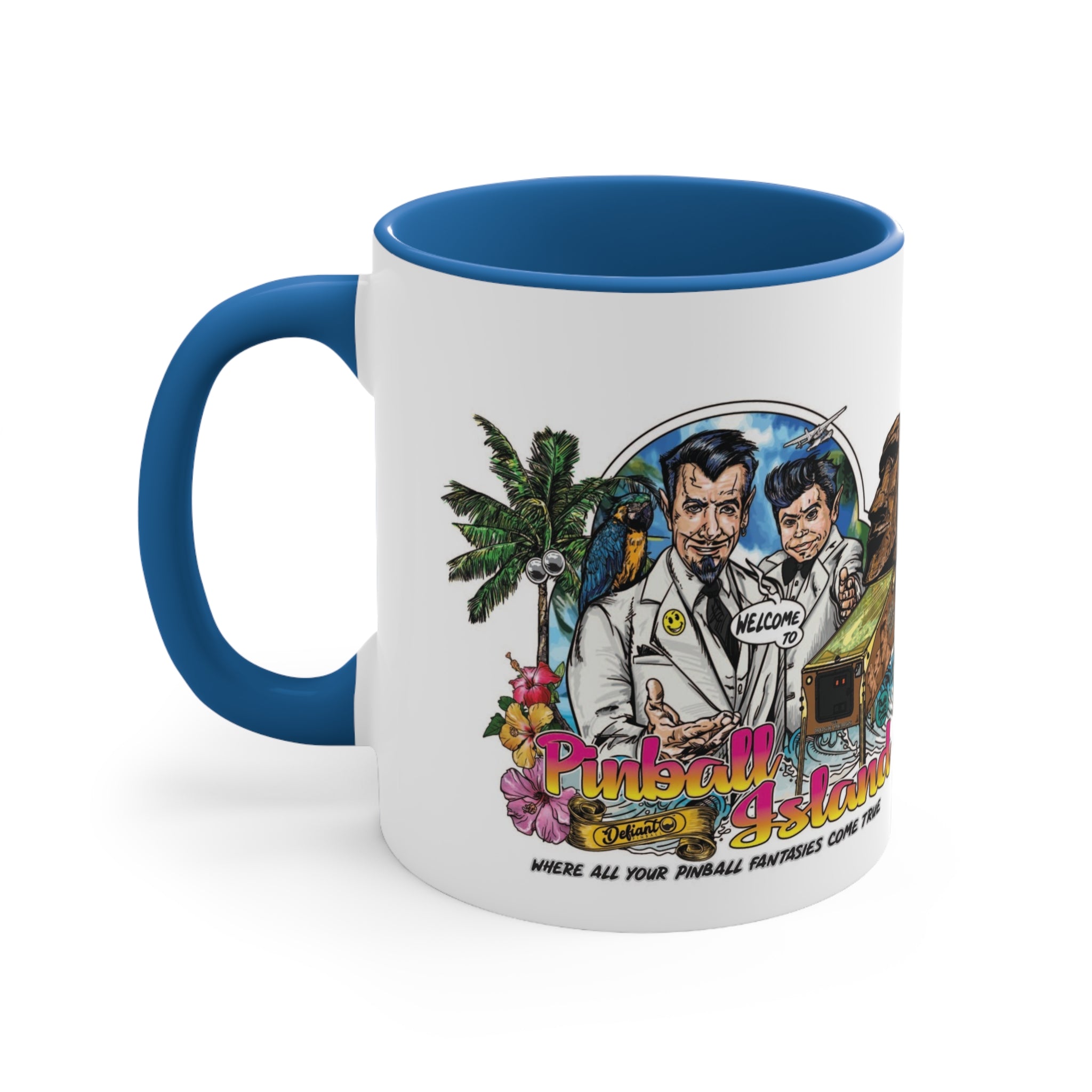 Pinball Island - Accent Coffee Mug, 11oz