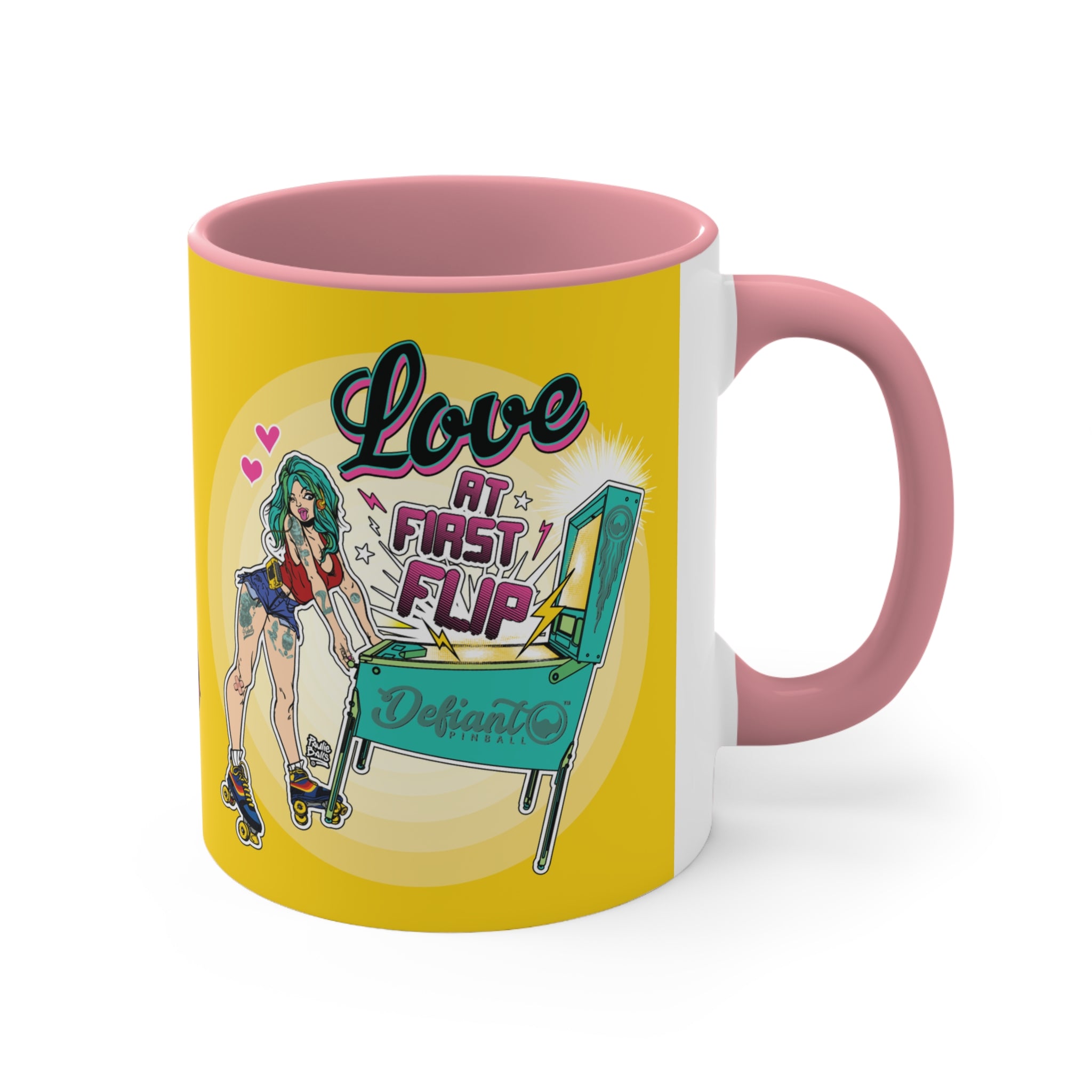 Love At First Flip - Accent Coffee Mug, 11oz