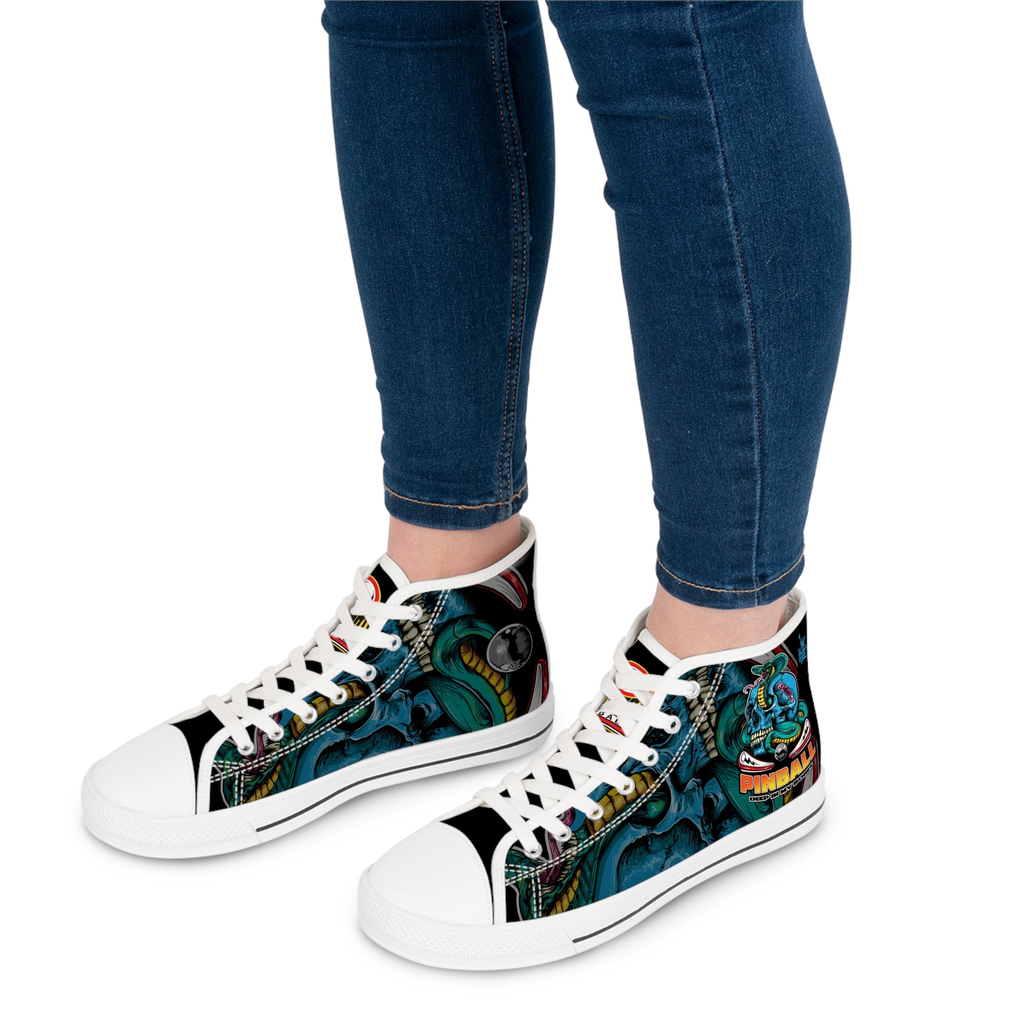 DEEP BONES - Women's High Top Sneakers