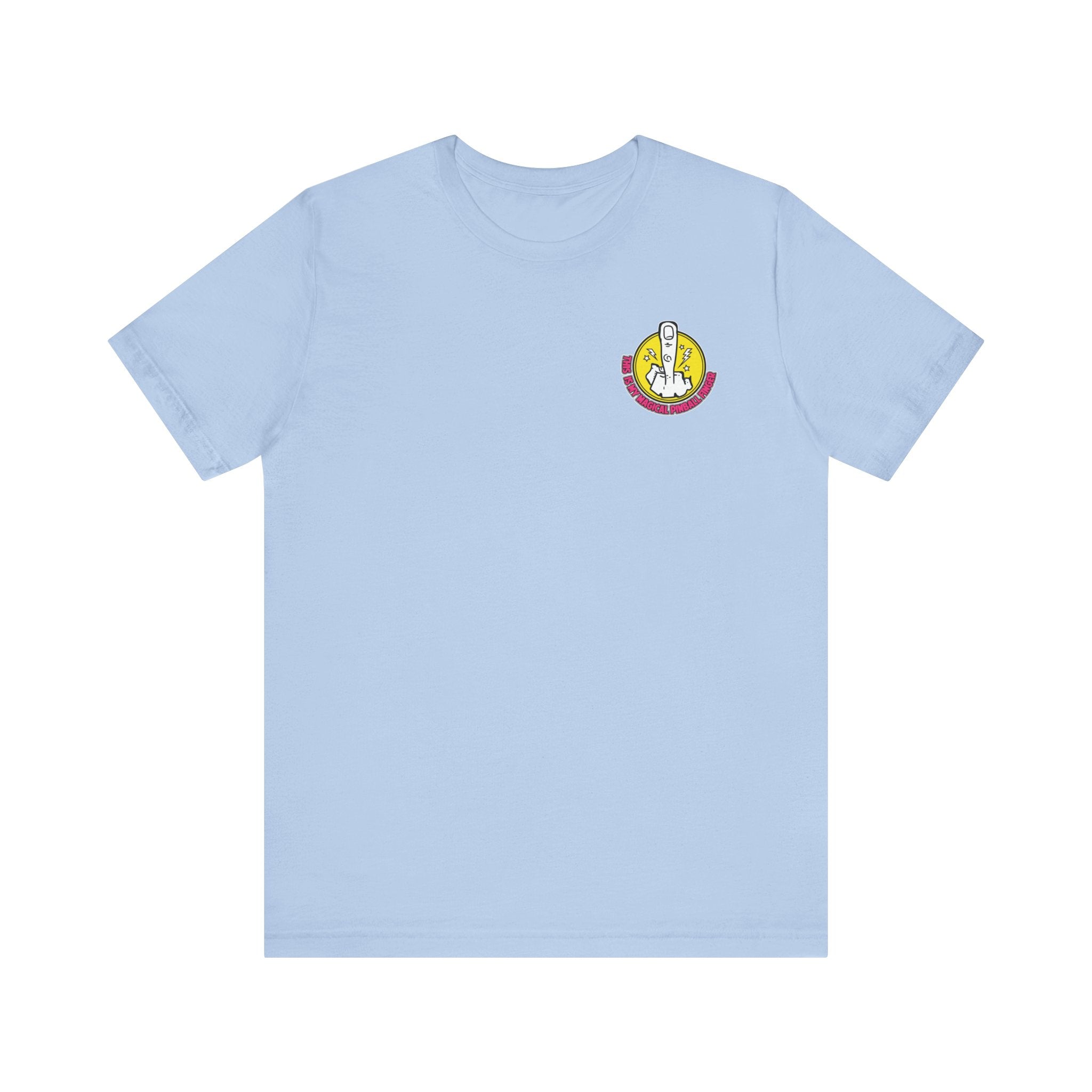 MAGICAL PINBALL FINGER - Front & Back Print  Unisex Jersey Short Sleeve Tee