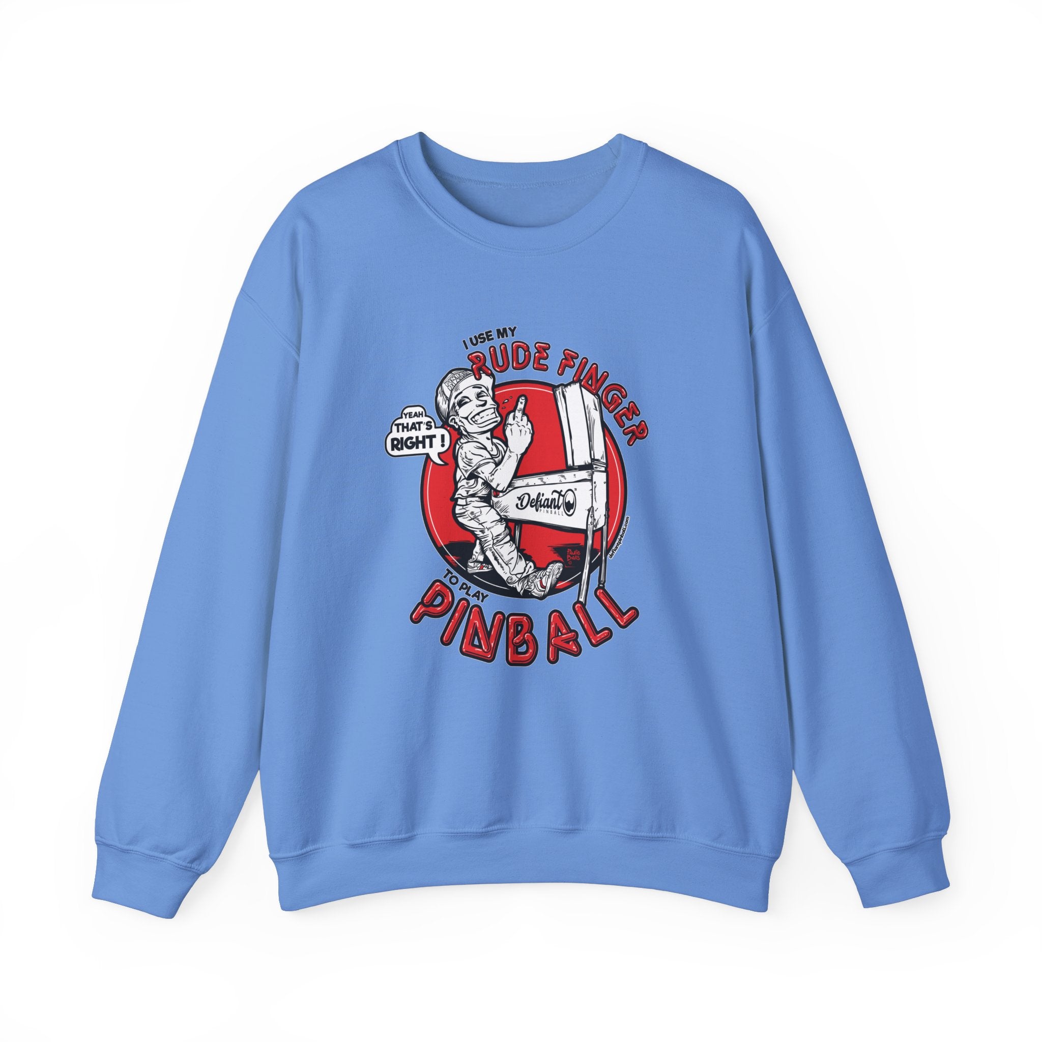 RUDE FINGER - Unisex Heavy Blend™ Crewneck Sweatshirt Jumper