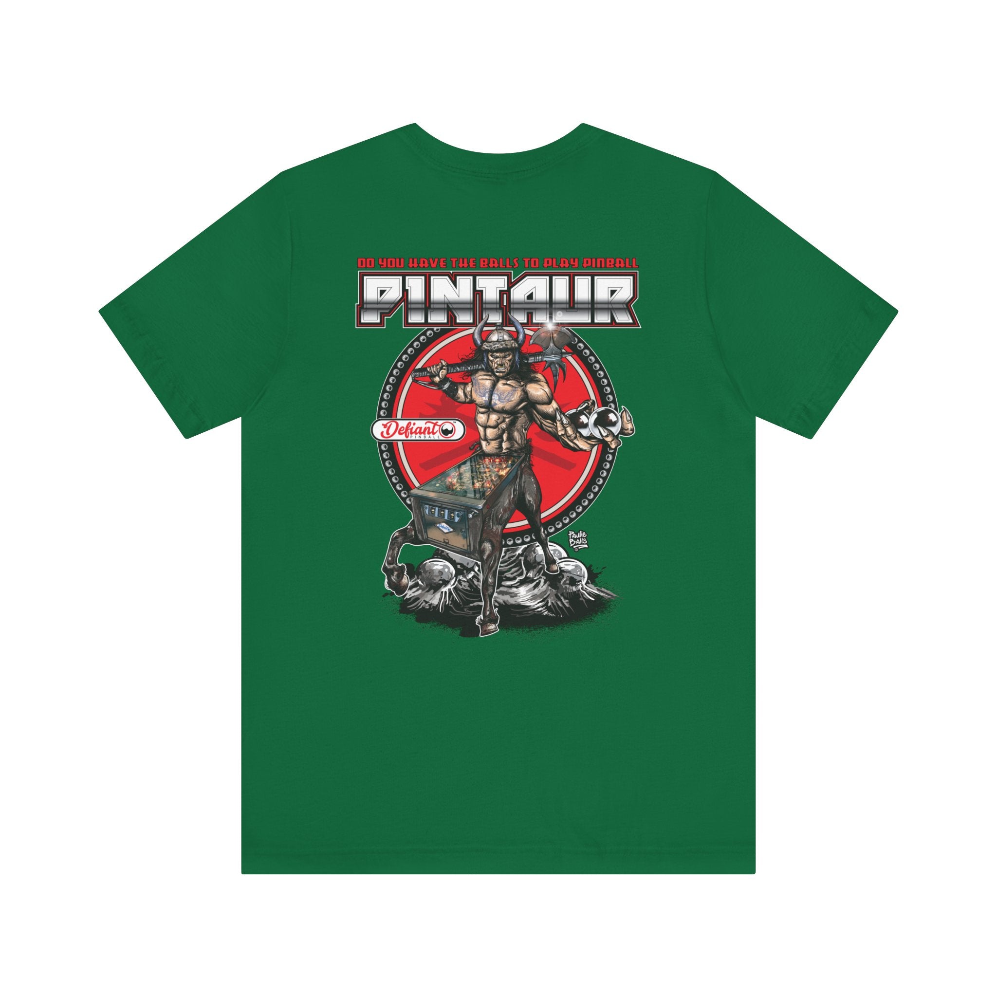 PINTAUR - Front & Back Print  Unisex Jersey Short Sleeve Tee
