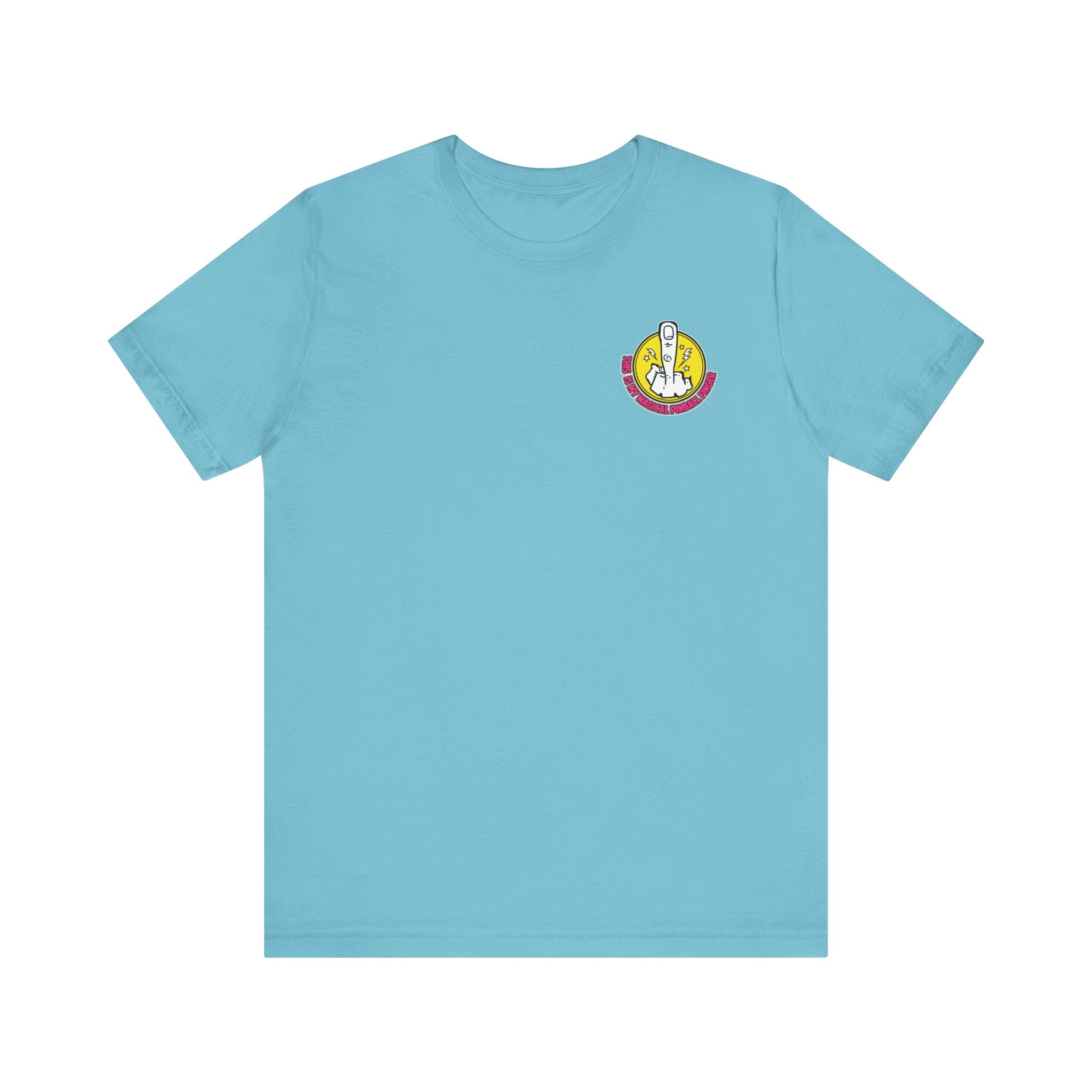 MAGICAL PINBALL FINGER - Front & Back Print  Unisex Jersey Short Sleeve Tee