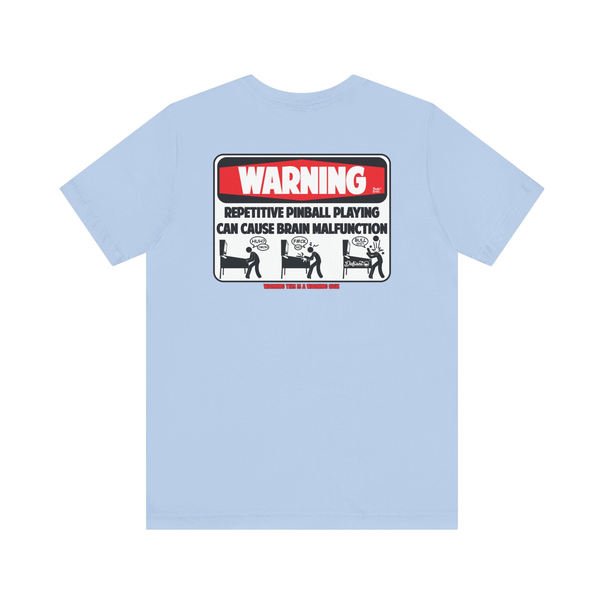 Brain MALFUNCTION - Front & Back Print Unisex Jersey Short Sleeve Tee