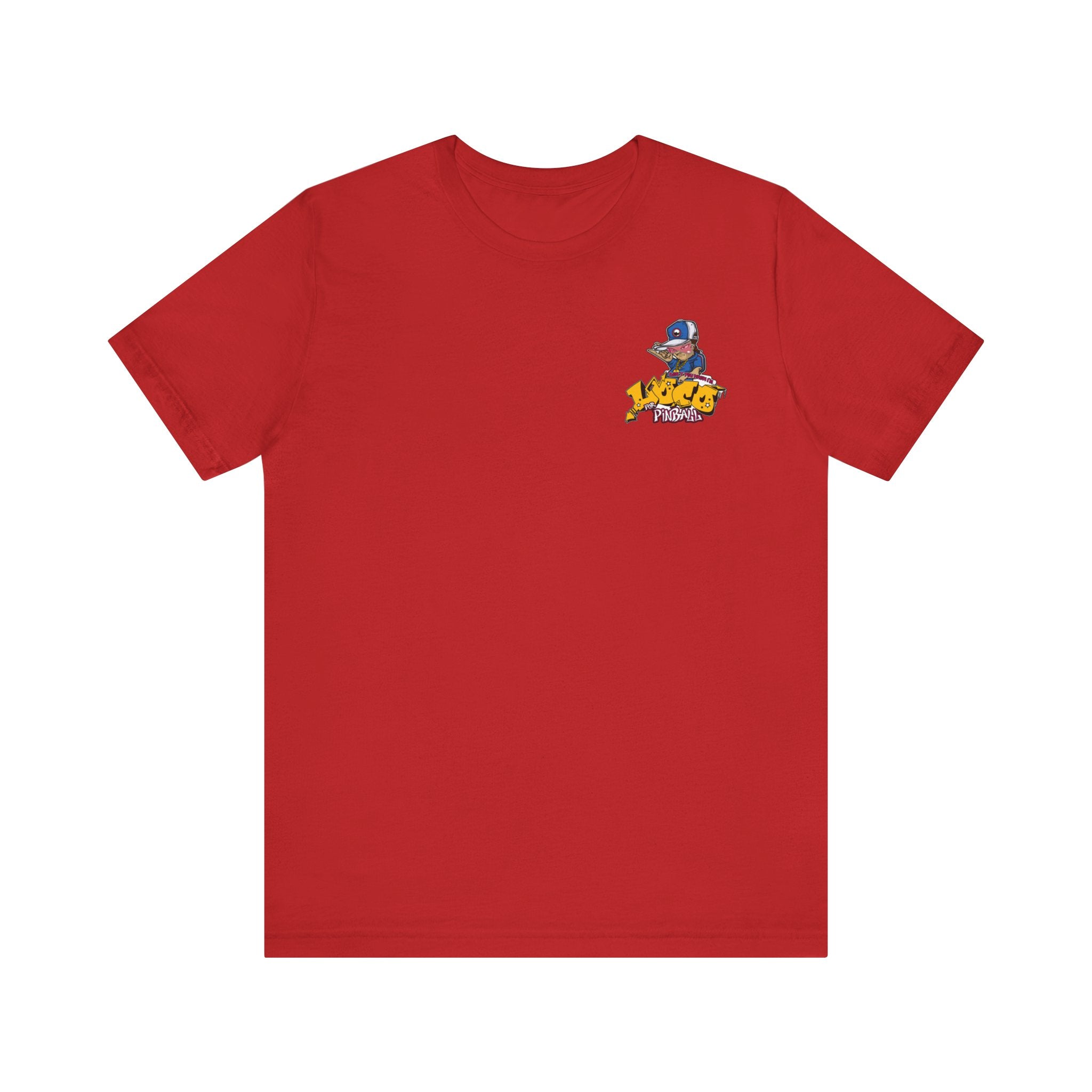 LOCO FOR PINBALL - Front & Back Print Unisex Jersey Short Sleeve Tee