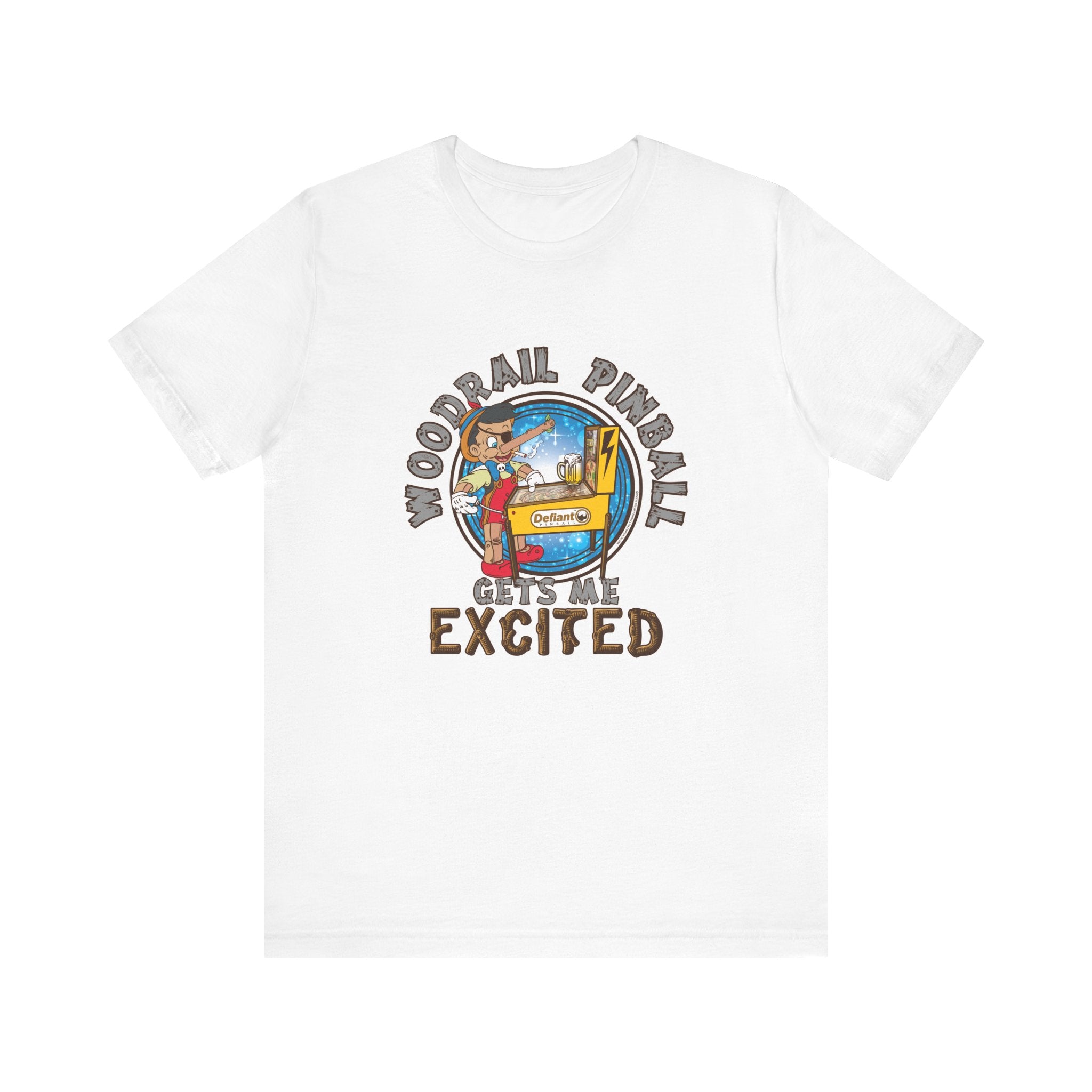 I love wood rails - Unisex Jersey Short Sleeve Tee
