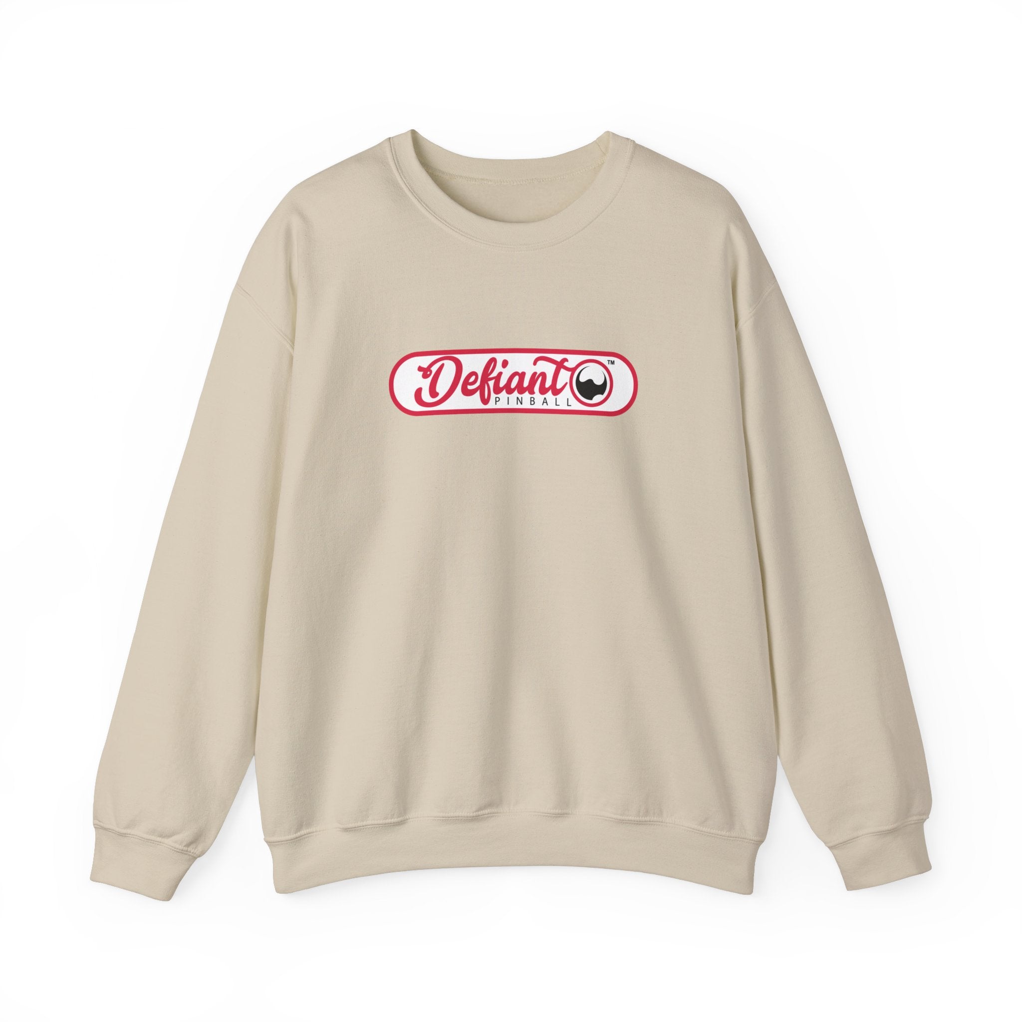 Defiant Pinball Long Logo - Unisex Heavy Blend™ Crewneck Sweatshirt Jumper