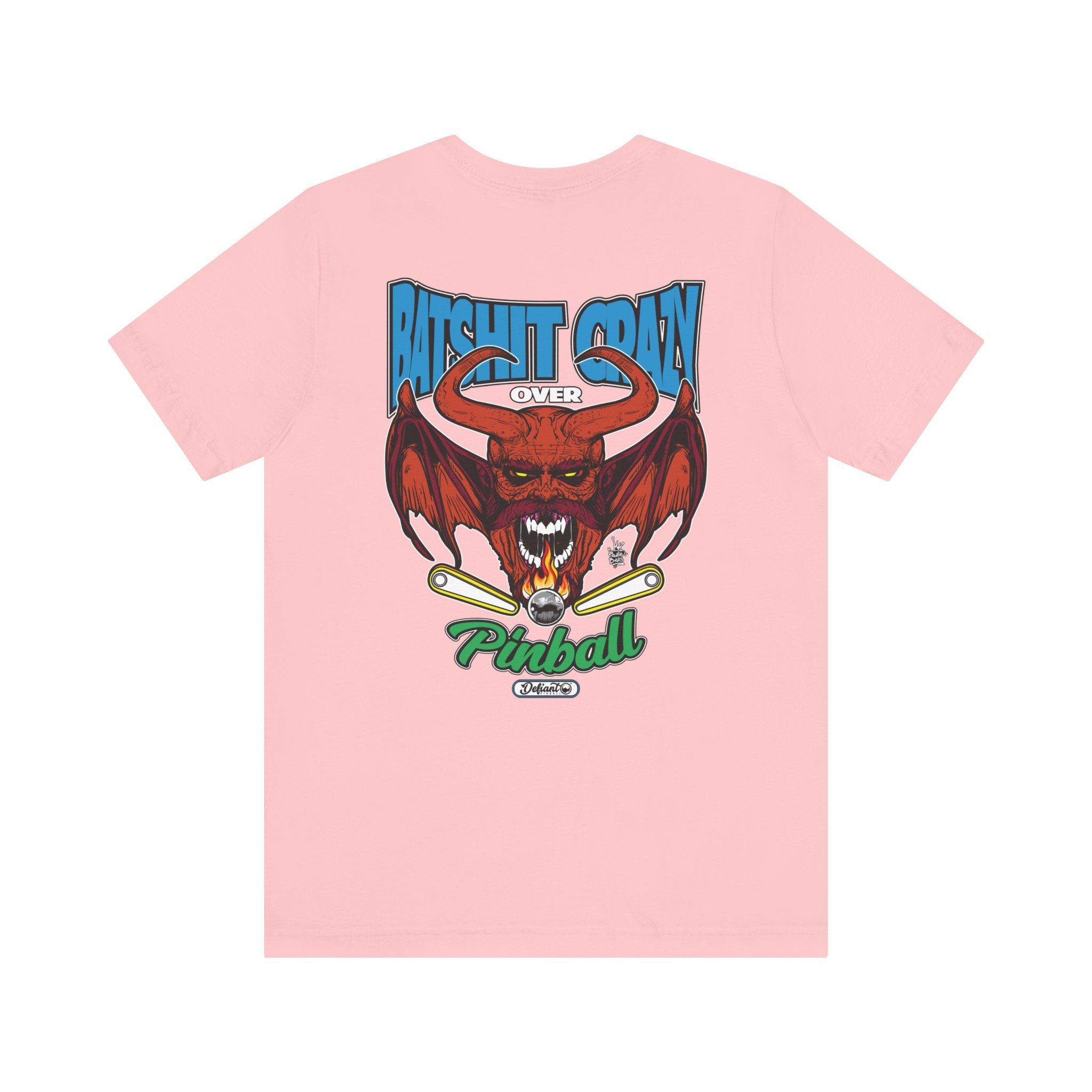 Bat Shit Crazy - Front & Back Print Unisex Jersey Short Sleeve Tee