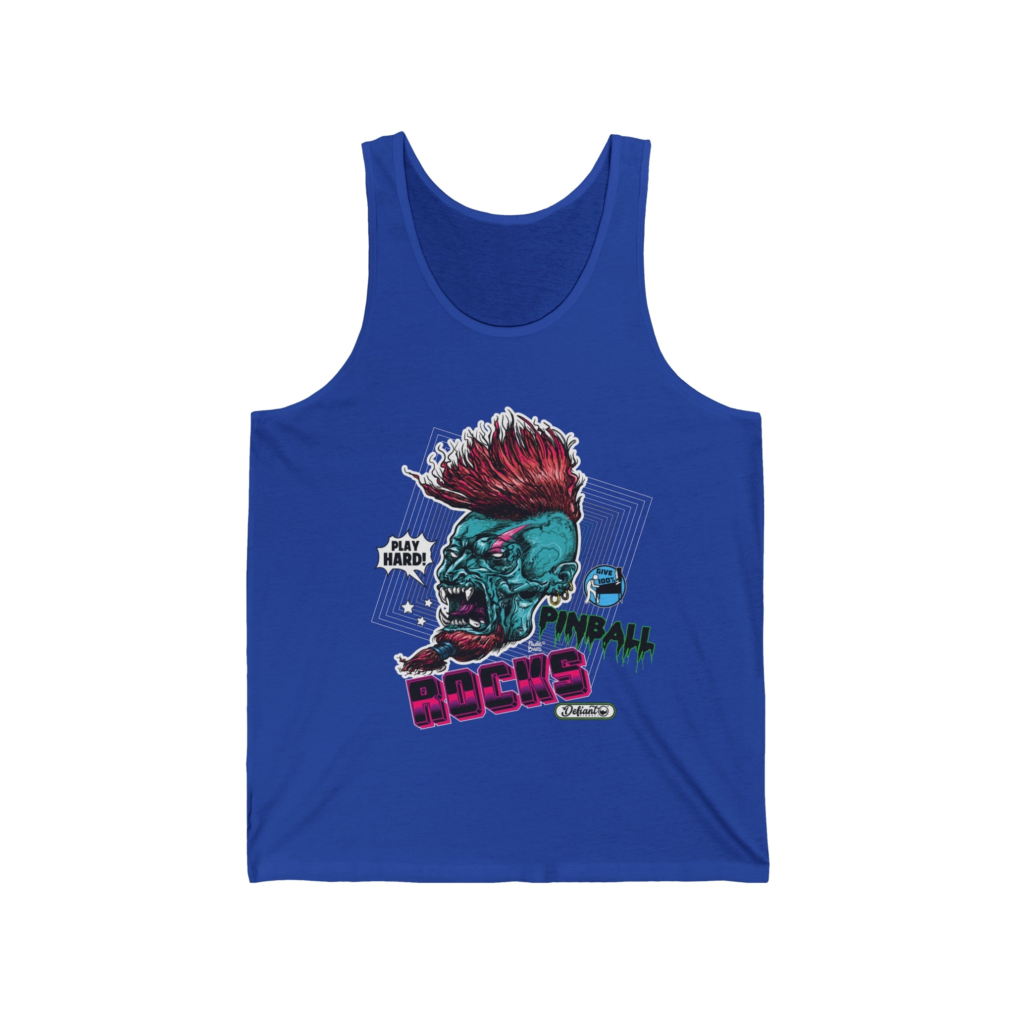 PINBALL ROCKS - (Demon Version) - Unisex Jersey Tank
