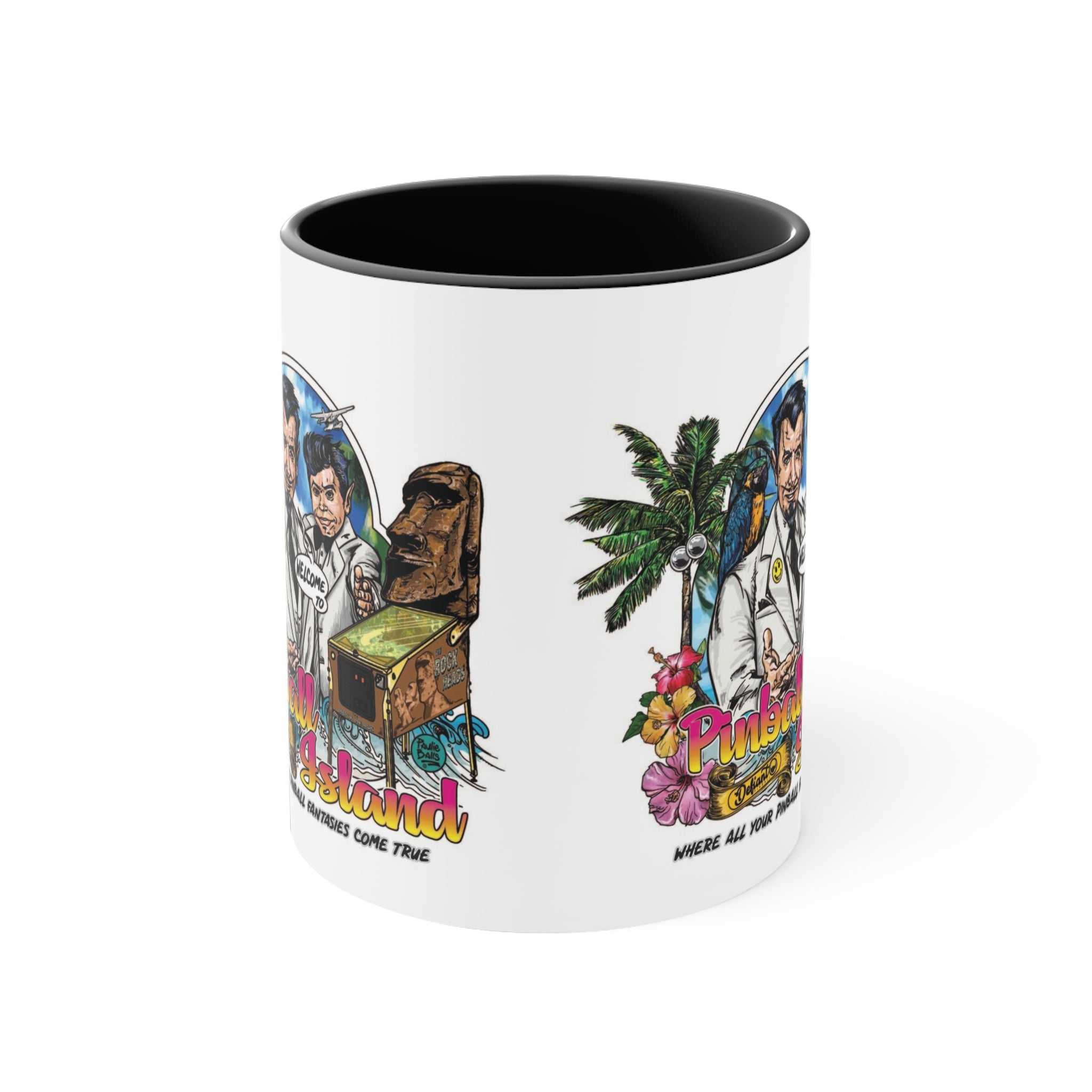Pinball Island - Accent Coffee Mug, 11oz