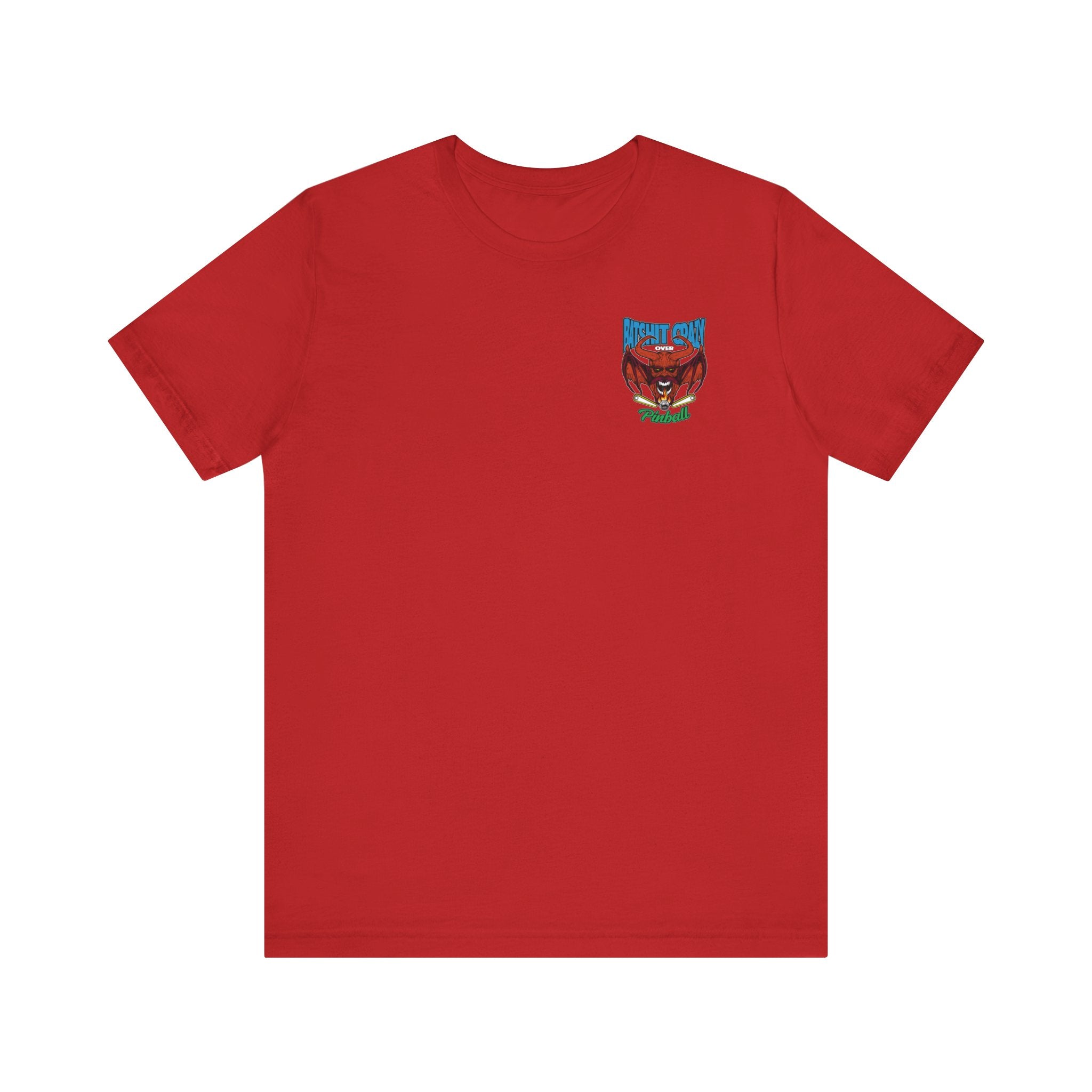 Bat Shit Crazy - Front & Back Print Unisex Jersey Short Sleeve Tee