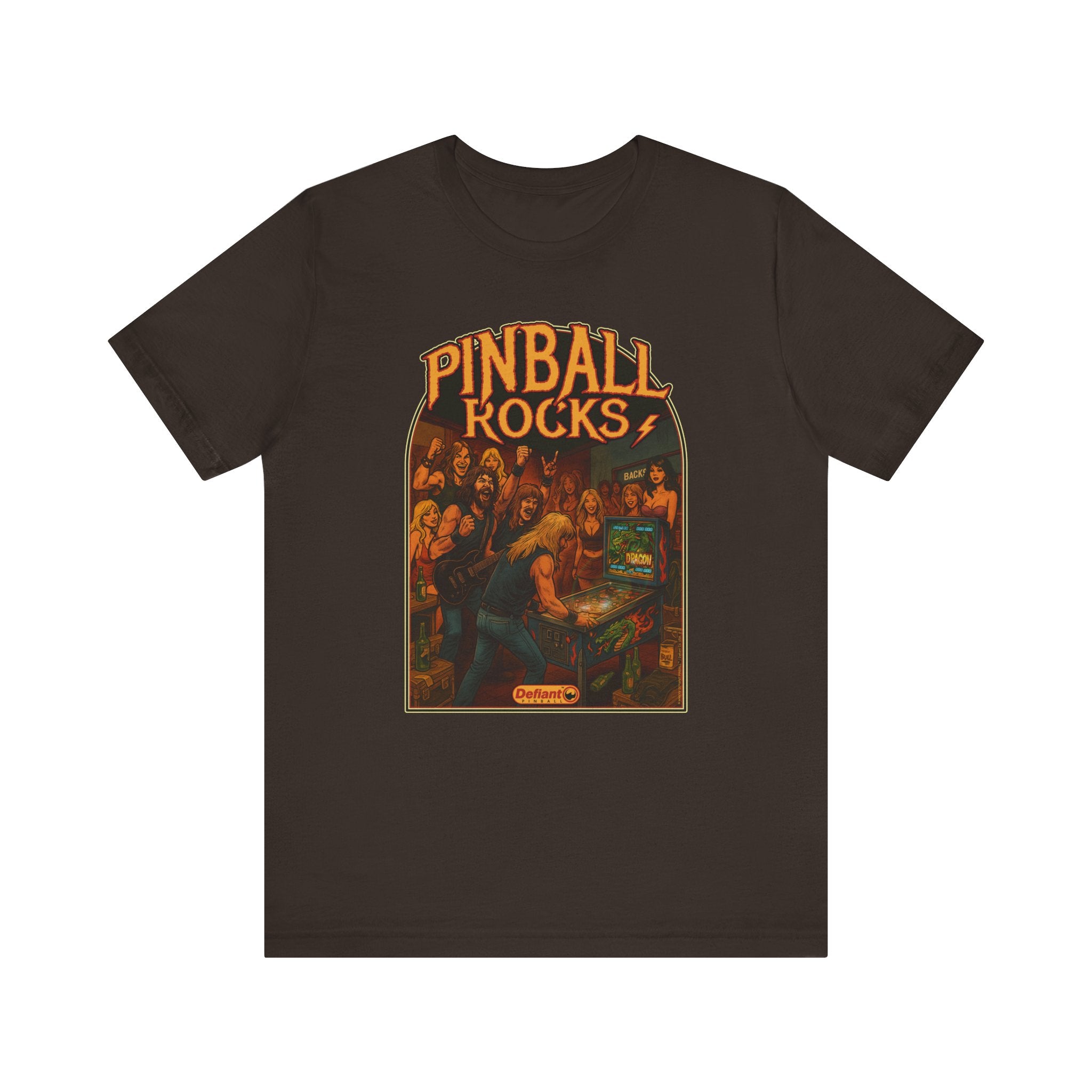 PINBALL ROCKS Backstage Legends Edition –  Unisex Jersey Short Sleeve Tee