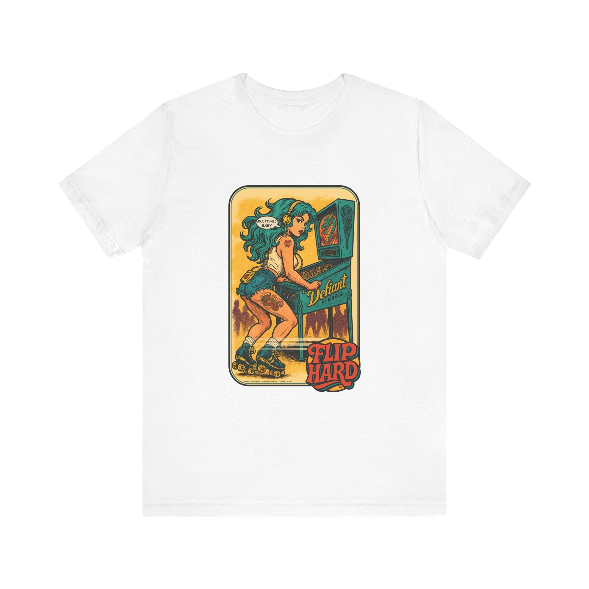 FLIP HARD™ - Unisex Jersey Short Sleeve Tee