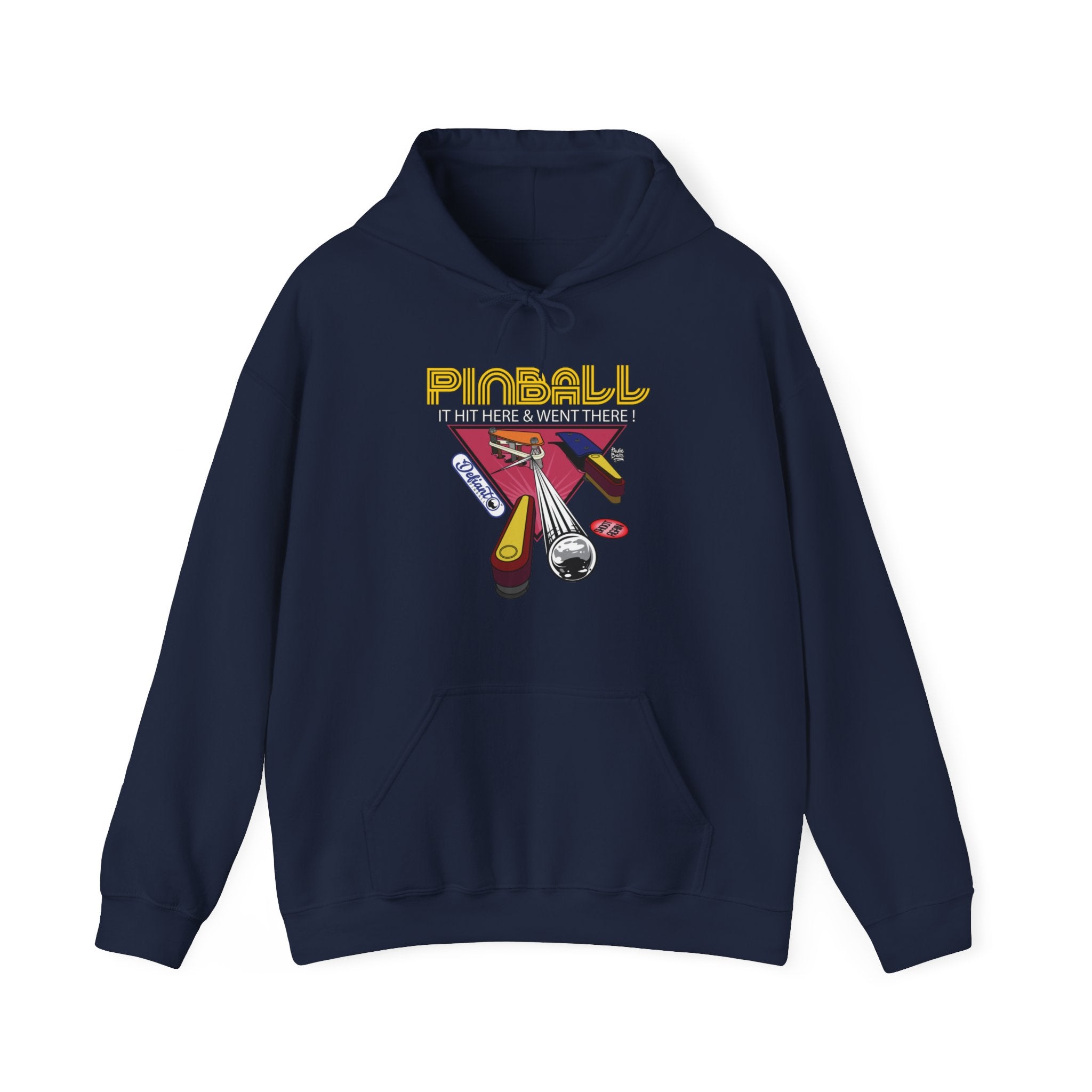 IT HIT HERE & WENT THERE - Unisex Heavy Blend™ Hooded Sweatshirt