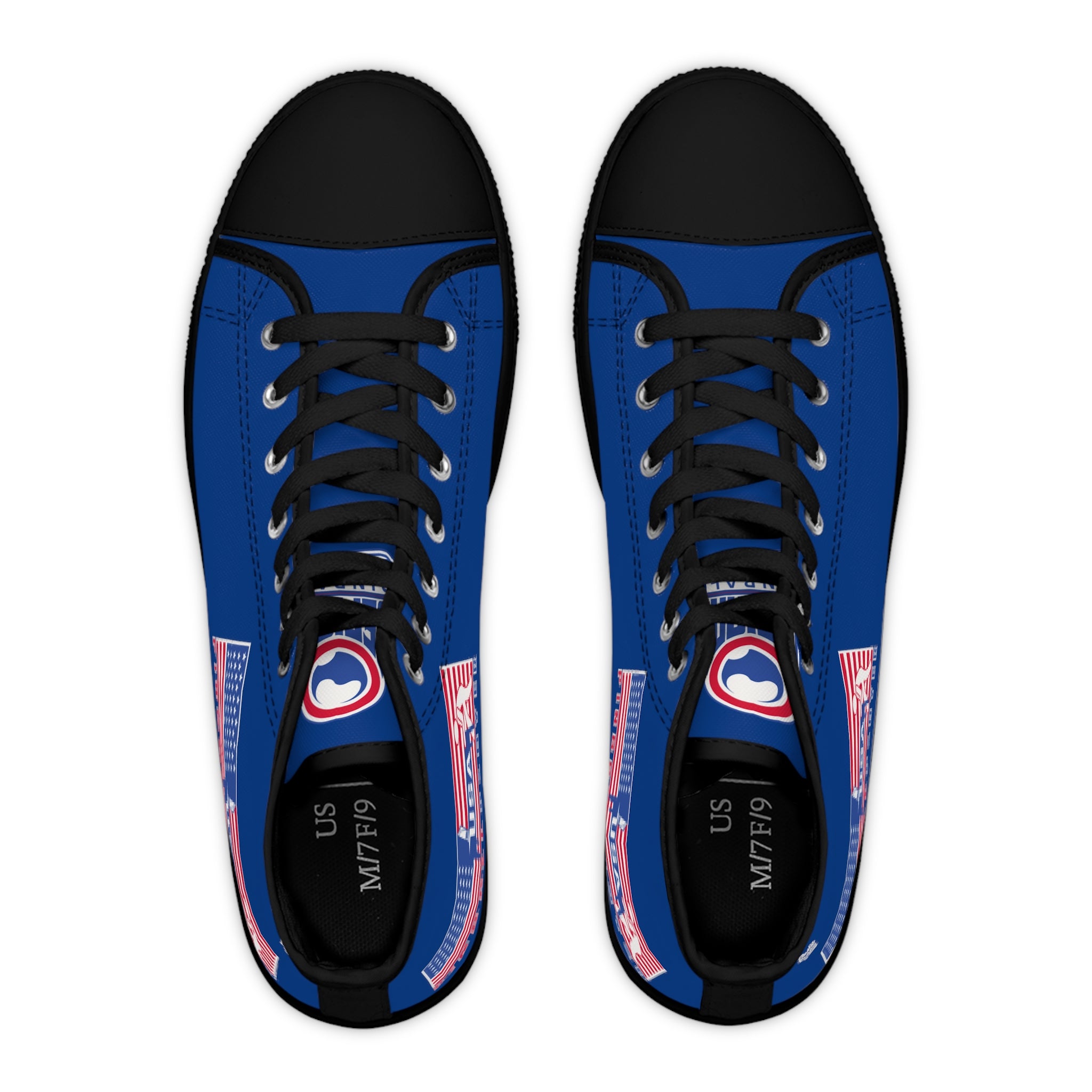 USA PINBALL PLAYER - Women's High Top Sneakers